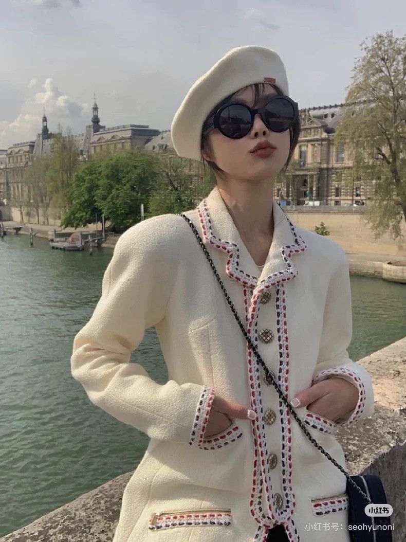 Chanel Chanel 18 Hamburger Series Beige Coat Size XS / US 0-2 / IT 36-38 - 8 Thumbnail