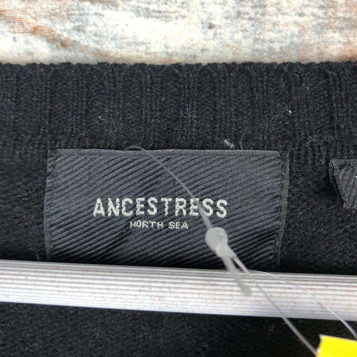 Homespun Knitwear × Japanese Brand Ancestress Black Cardigan Knitwear #A1372 Size US L / EU 52-54 / 3 - 10 Thumbnail