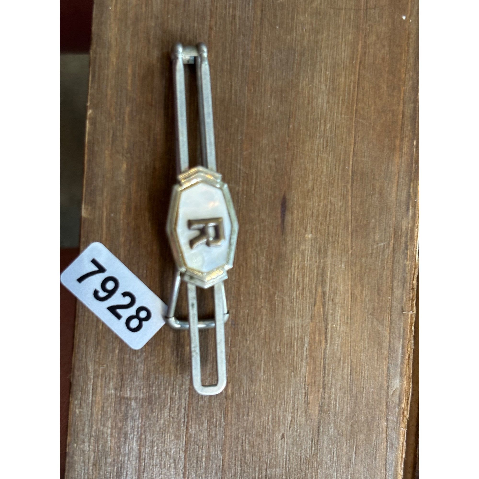 Other Vintage Tie Clip With Monogram R Size ONE SIZE - 2 Thumbnail