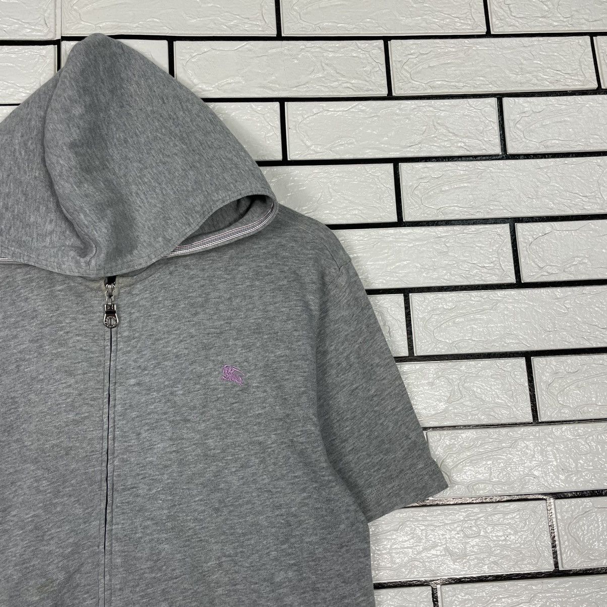 Burberry Burberry Black Label Short Sleeve Zipper Hoodie Size US S / EU 44-46 / 1 - 5 Thumbnail