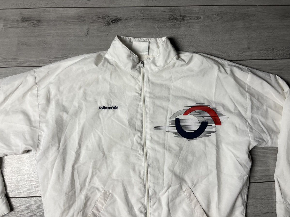 Adidas STEFAN EDBERG ADIDAS TENNIS WARMUP 1980S VINTAGE JACKET MENS Size US L / EU 52-54 / 3 - 3 Thumbnail