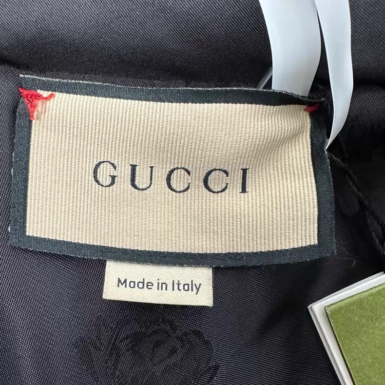 Gucci Gucci Black gold thread embroidery logo hooded jacket cott Size XS / US 0-2 / IT 36-38 - 4 Thumbnail