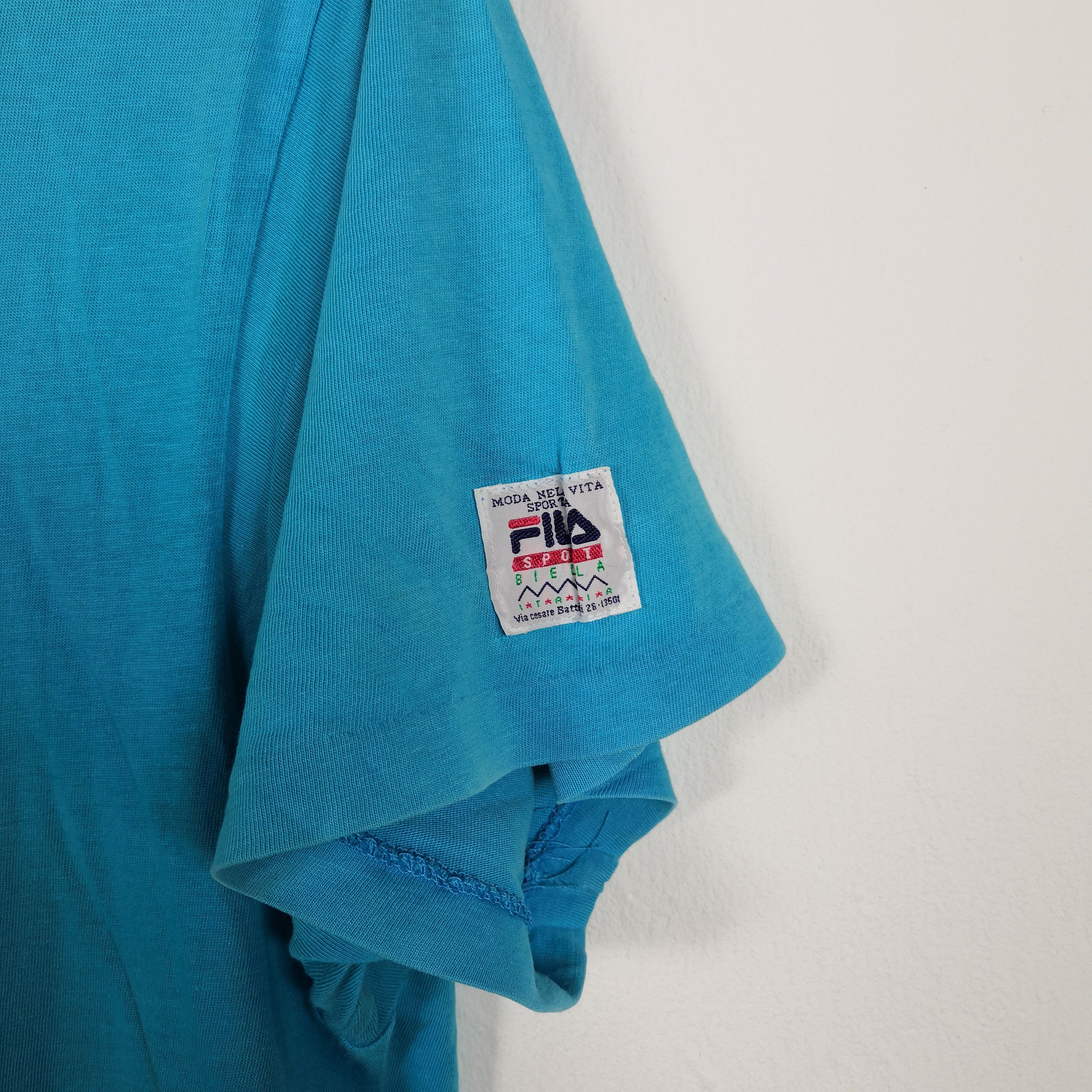Fila Vintage 90s Fila T-Shirt Sport Crewneck Tee Size US S / EU 44-46 / 1 - 5 Thumbnail
