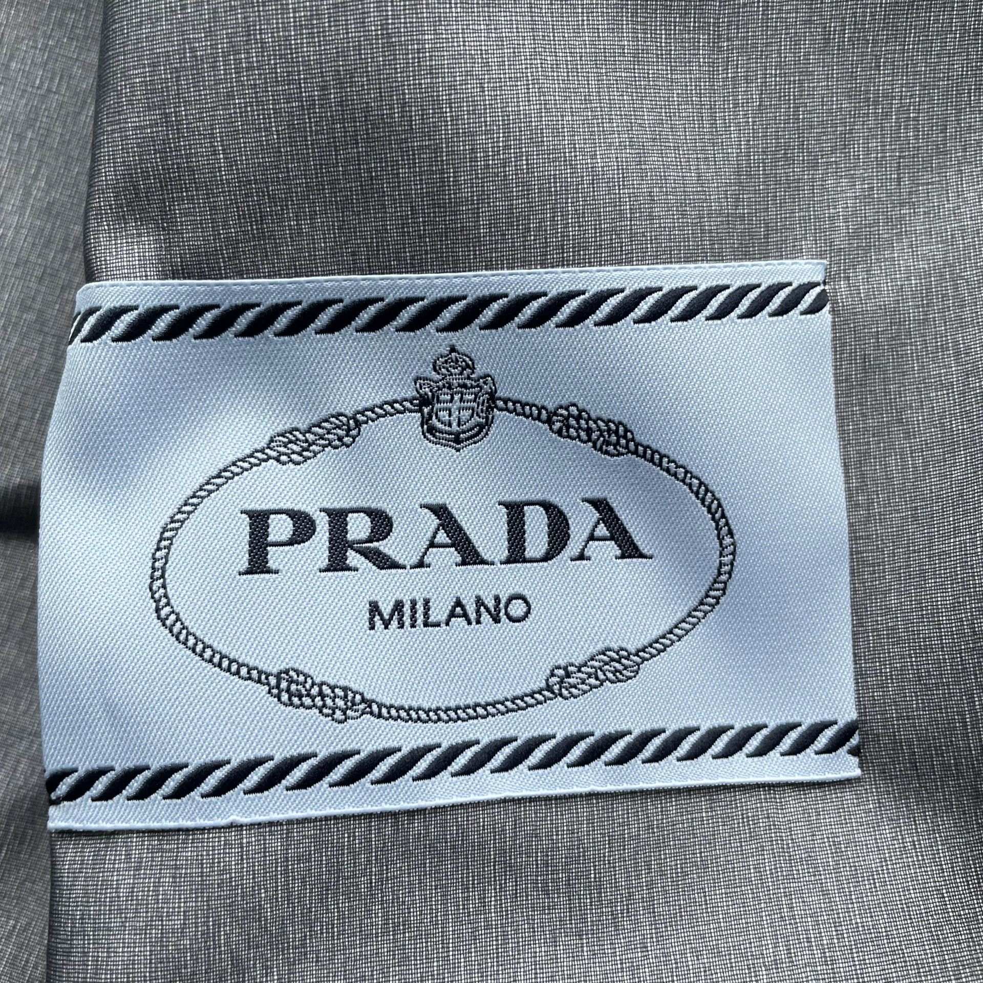 Prada PRADA SS22 Women's black logo hooded jacket 42 Size M / US 6-8 / IT 42-44 - 5 Thumbnail