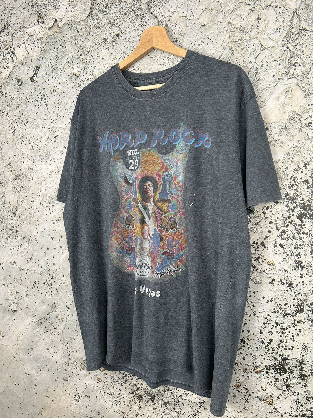 Hard Rock Cafe Vintage Hard Rock Cafe Jimi Hendrix Las Vegas 90s 00s Size US XL / EU 56 / 4 - 2 Thumbnail