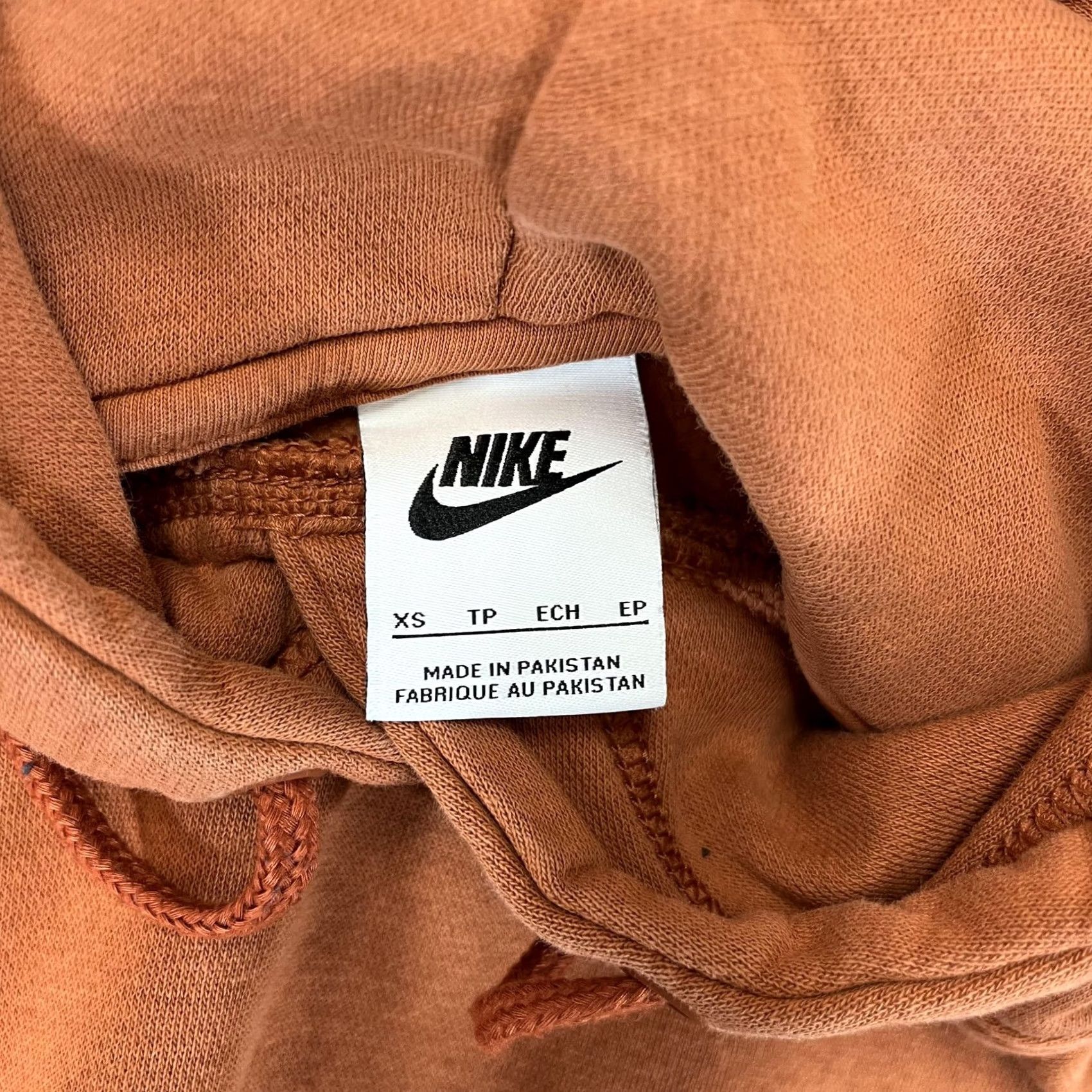 Nike Nike Hoodie Mens XS Orange Pullover Hooded Sweatshirt Casual Swoosh Size US XS / EU 42 / 0 - 4 Thumbnail