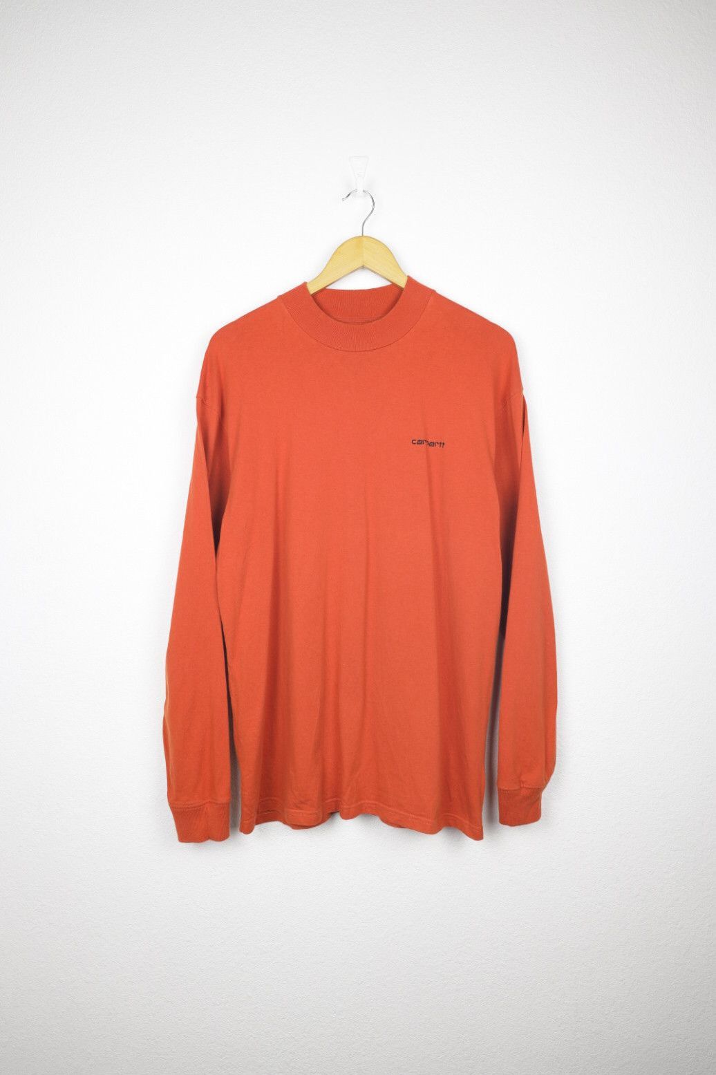 Carhartt × Carhartt Wip Carhartt WIP Mockneck Script Logo Long Sleeve T-shirt Size US L / EU 52-54 / 3 - 1 Thumbnail