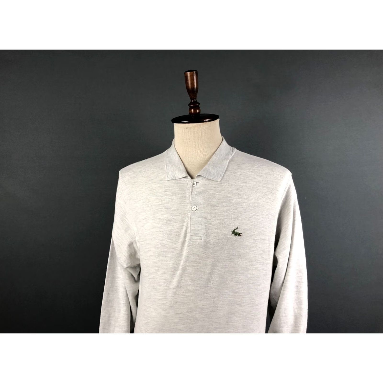 Lacoste Chemise Lacoste Polo Shirt Men Long Sleeve Gray Cotton Shirt Polo Regular Fit Mens Size US M / EU 48-50 / 2 - 4 Thumbnail