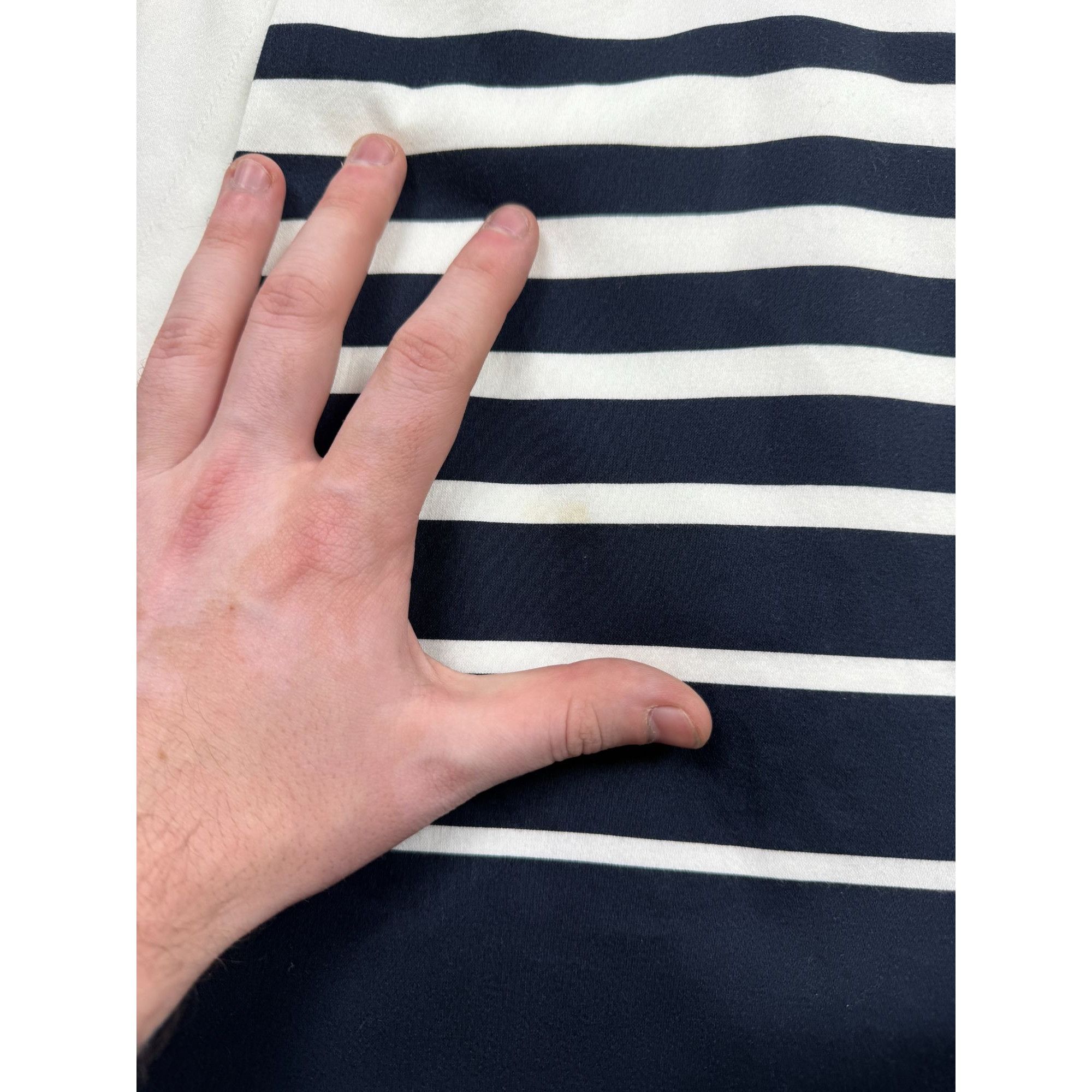 Paul & Shark Paul & Shark Double Breasted Striped Coat (Y1222) Size M / US 6-8 / IT 42-44 - 10 Thumbnail
