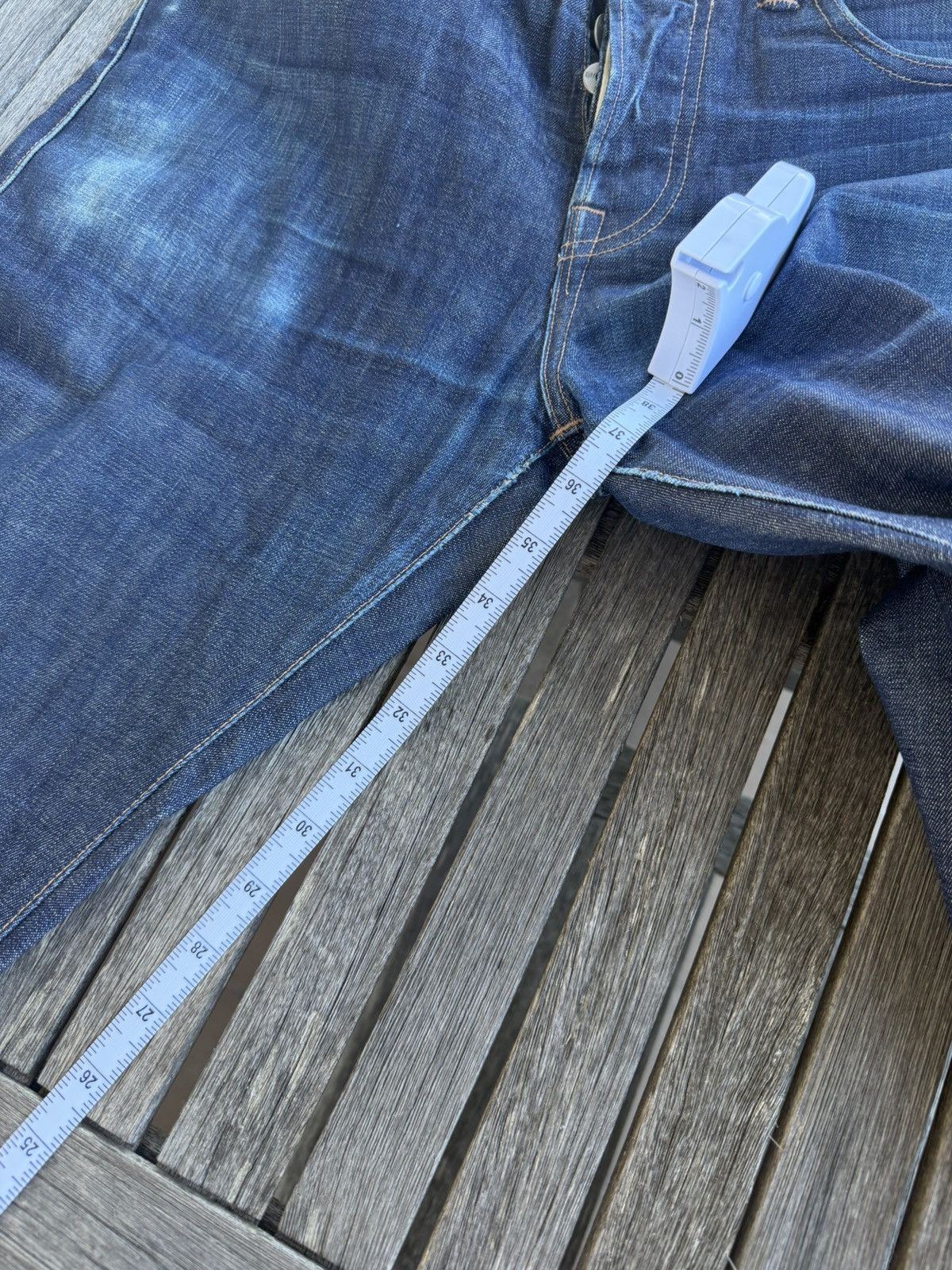 Rogue Territory Rogue Territory Indigo Stanton 11oz Tagged 33” Nice Fades Size US 33 - 6 Thumbnail