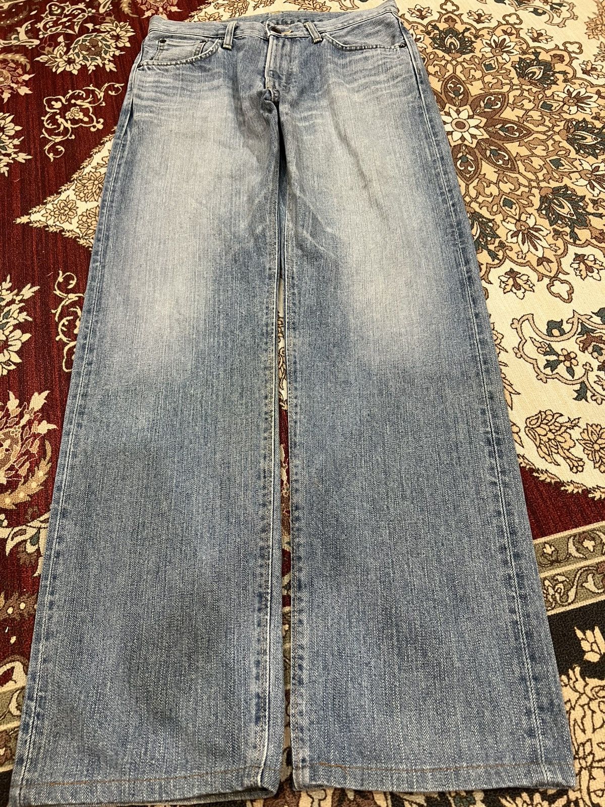 Edwin Vintage Edwin 505zx Selvedge Faded Jean Size US 31 - 1 Thumbnail