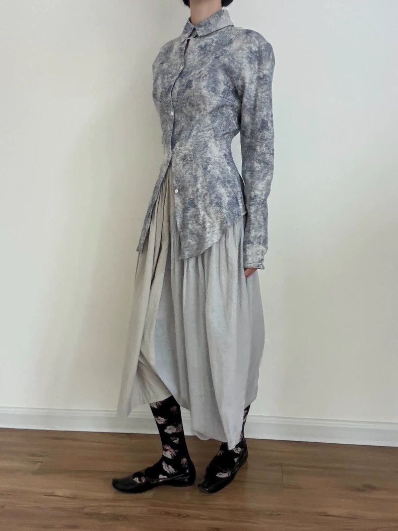 Comme des Garcons Comme des Garcons size S Splicing overskirt Size 22" - 4 Thumbnail