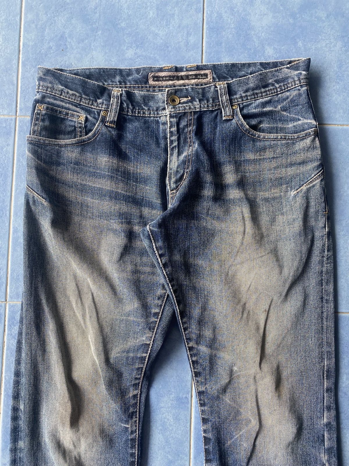 Issey Miyake Issey Miyake Tete Homme Flared Jeans Size US 33 - 3 Thumbnail