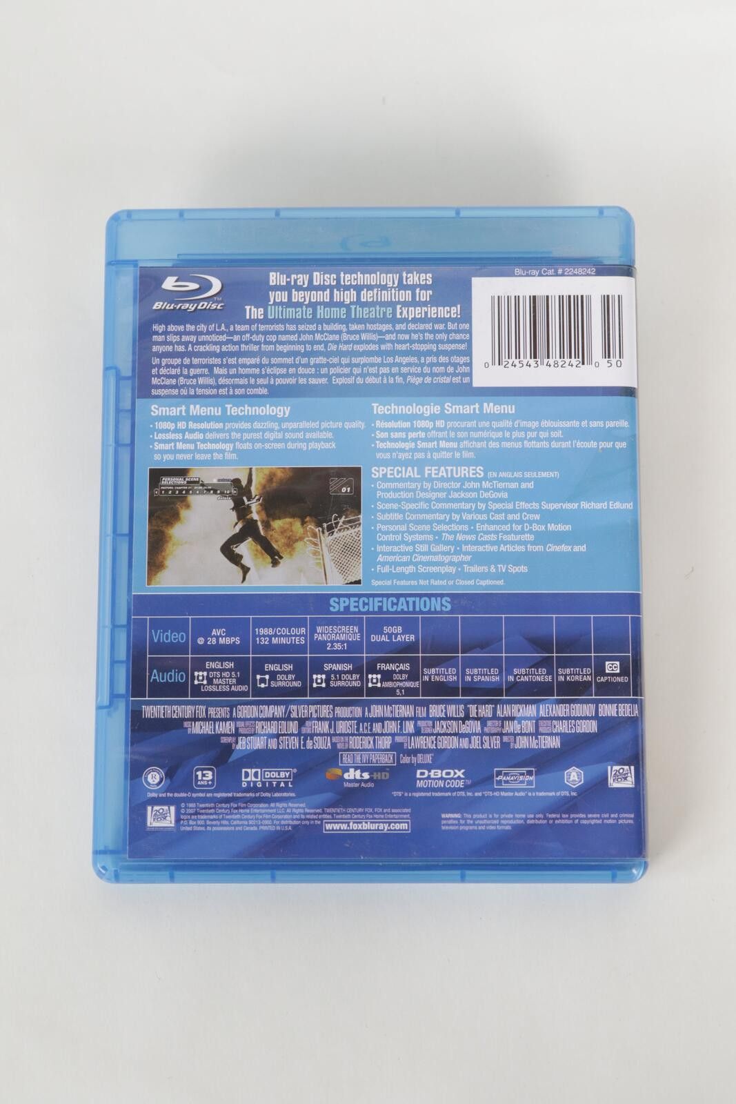 Other 2007' Blu-Ray Die Hard Piege De Cristal DVD Size ONE SIZE - 2 Thumbnail