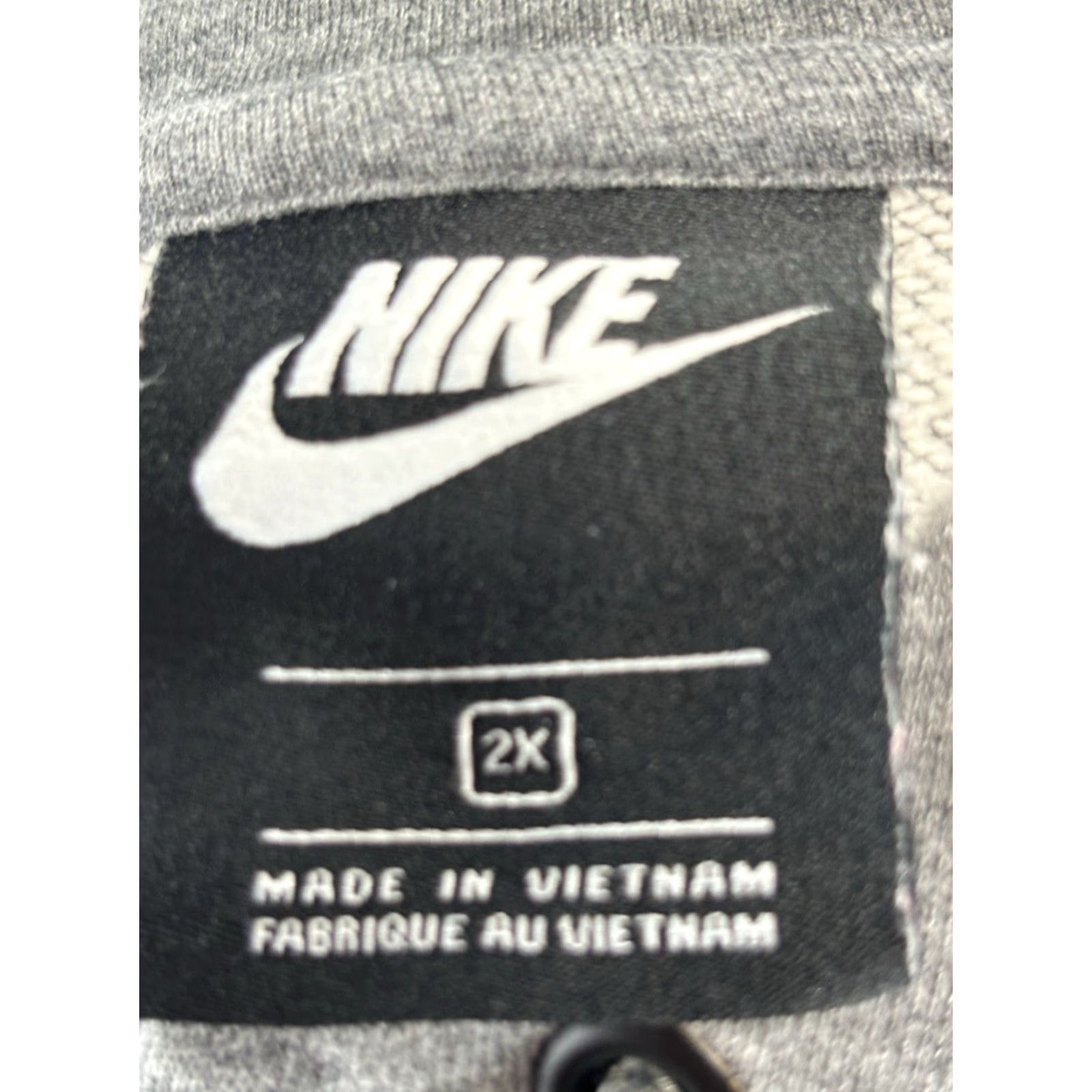 Nike Nike Sportswear Club Fleece Hoodie Sweatshirt Women’s 2X Plus Grey Full Zip Size XXL / US 16-18 / IT 52-54 - 7 Thumbnail