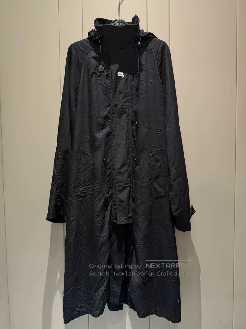 Balenciaga Balenciaga Hooded Long Coat Size US S / EU 44-46 / 1 - 3 Thumbnail