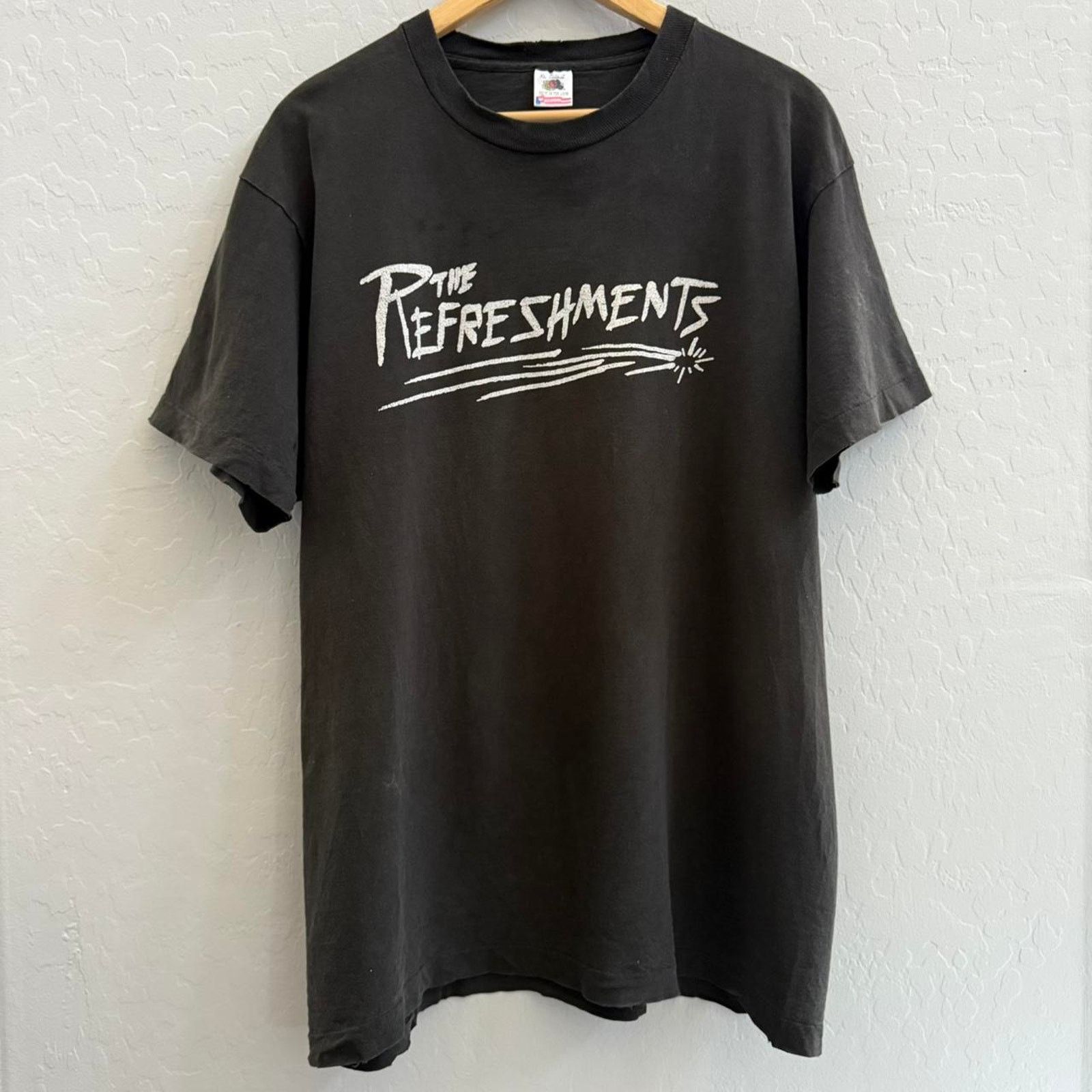 Fruit Of The Loom Vintage 90s The Refreshments Band Tee Size US XL / EU 56 / 4 - 1 Thumbnail