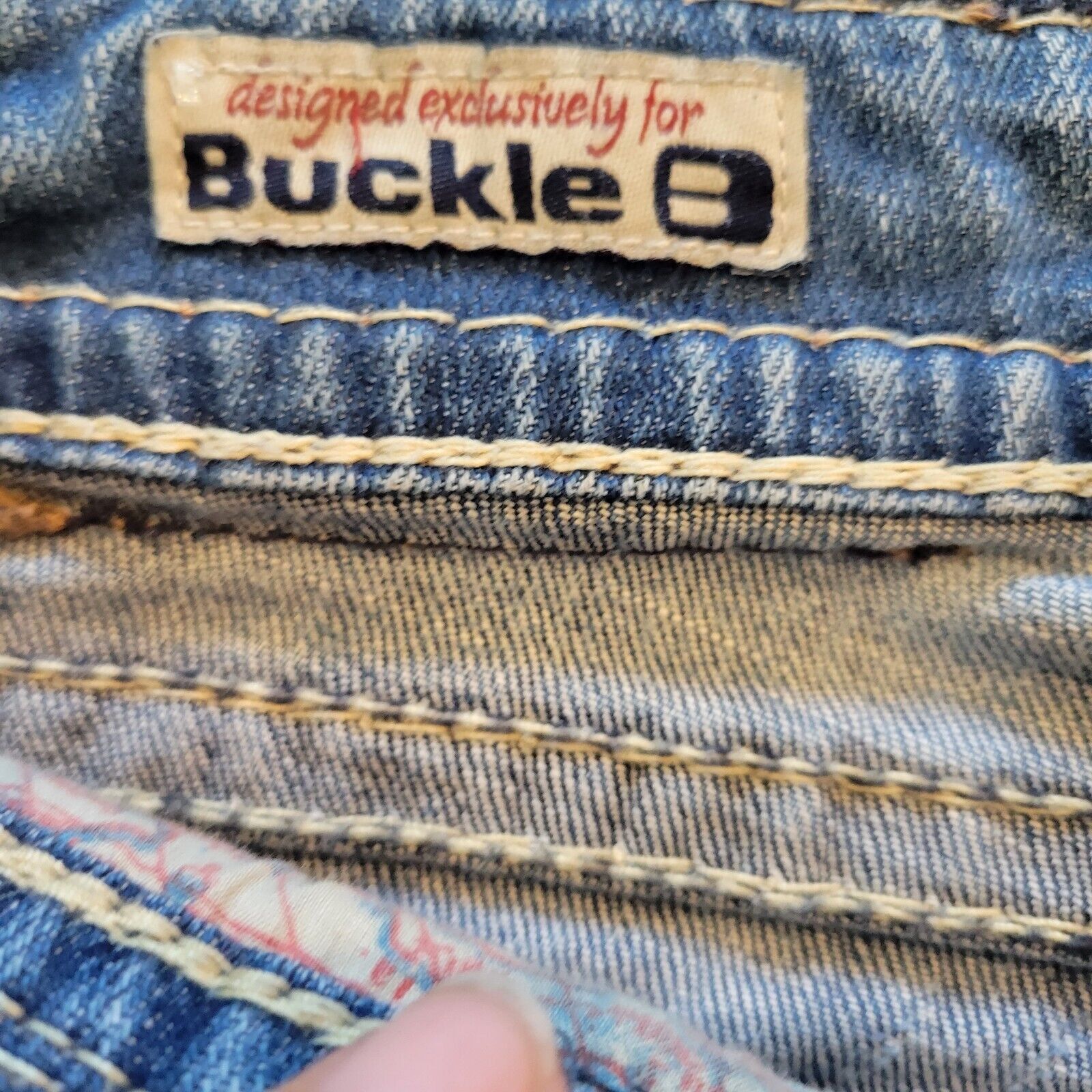MEK Mek Denin Buckle Jeans Womens Size 30 x 32 Basti Bootcut Size 30" / US 8 / IT 44 - 8 Thumbnail
