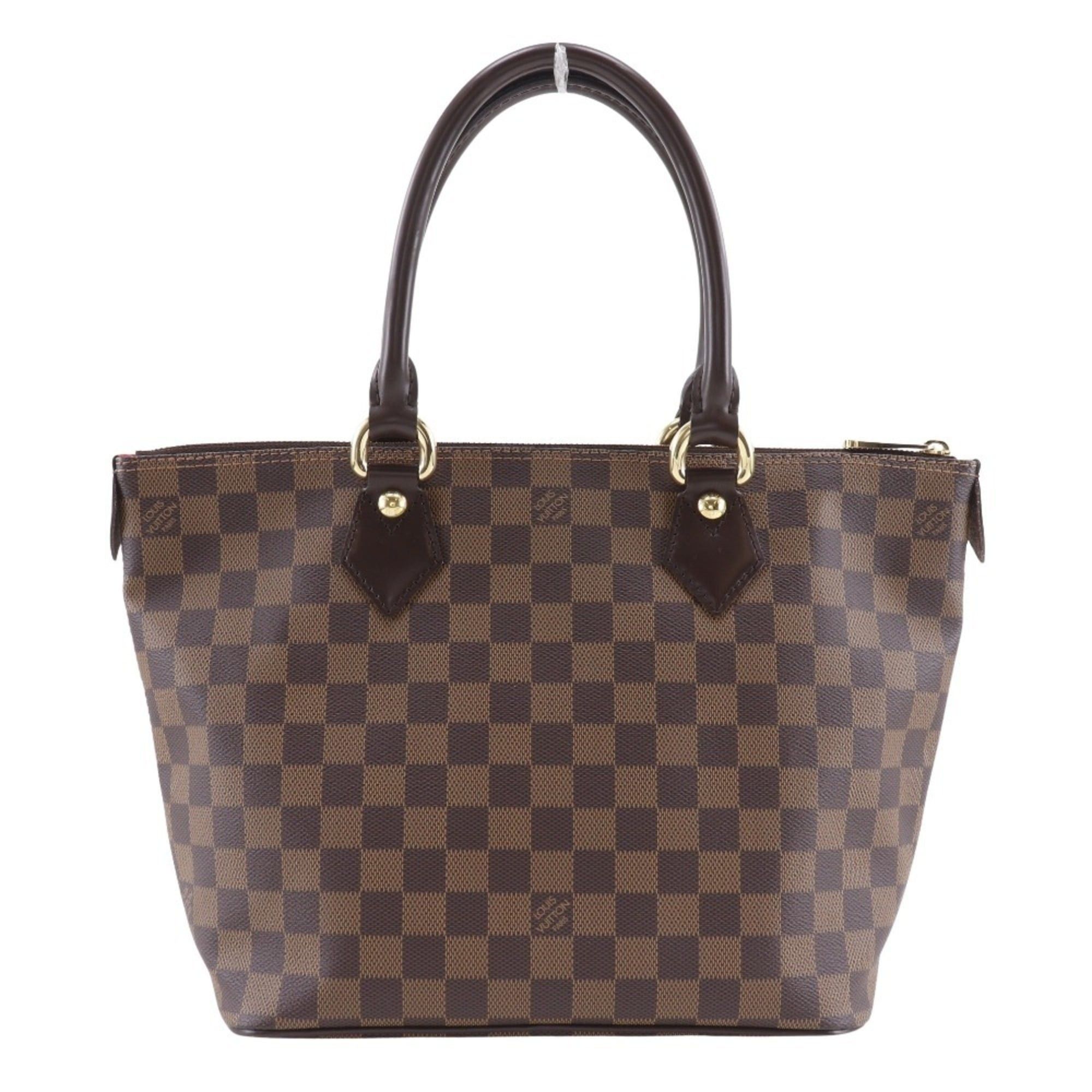 Louis Vuitton Louis Vuitton Saleya PM Tote Bag N51183 Damier Canvas 2007 Brown VI4077 A5 Zipper Women's Size ONE SIZE - 1 Thumbnail