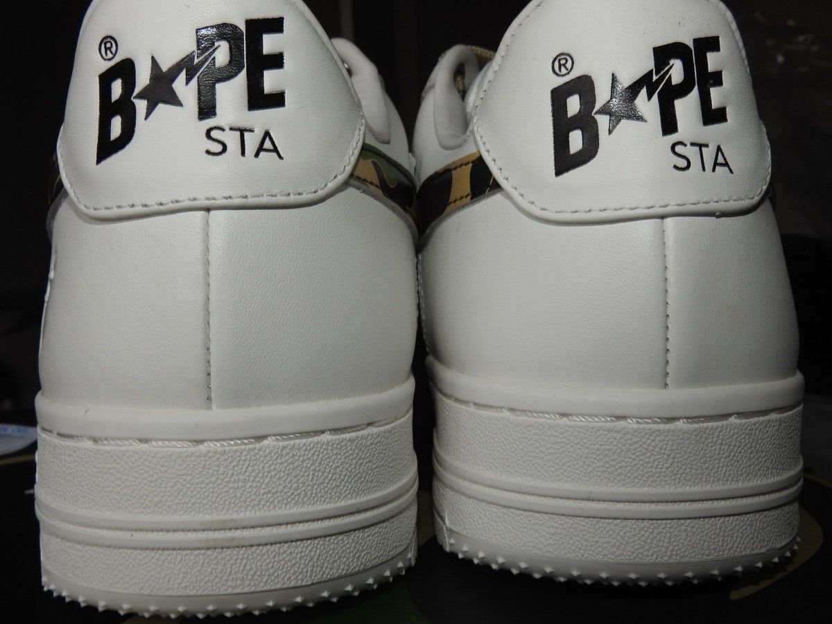 Bape BAPE STA Low White / Green ABC Camo (2024) Size US 10 / EU 43 - 11 Thumbnail