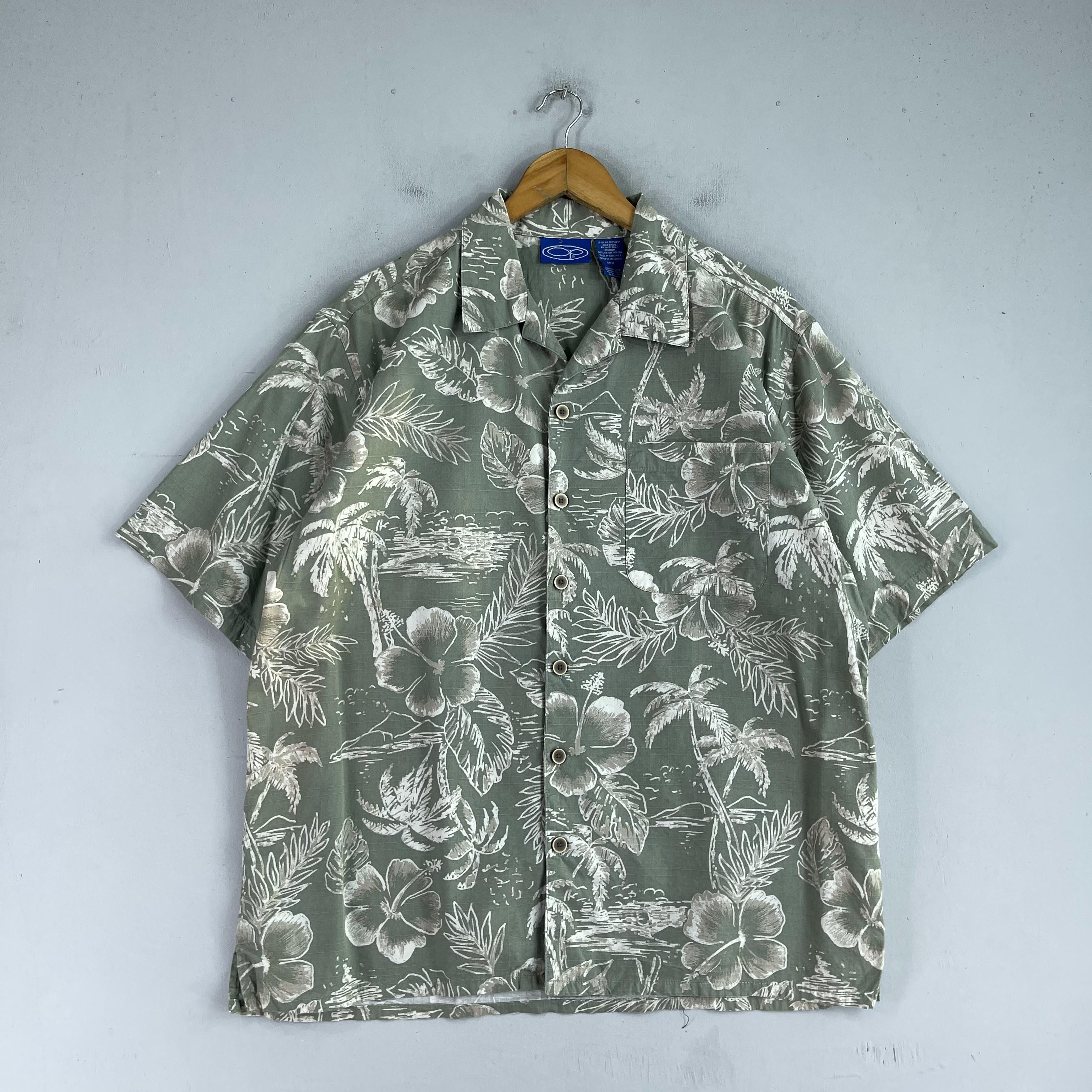 Ocean Pacific Vintage OCEAN PACIFIC Aloha Tropical Floral Motive Shirt Size US M / EU 48-50 / 2 - 4 Thumbnail