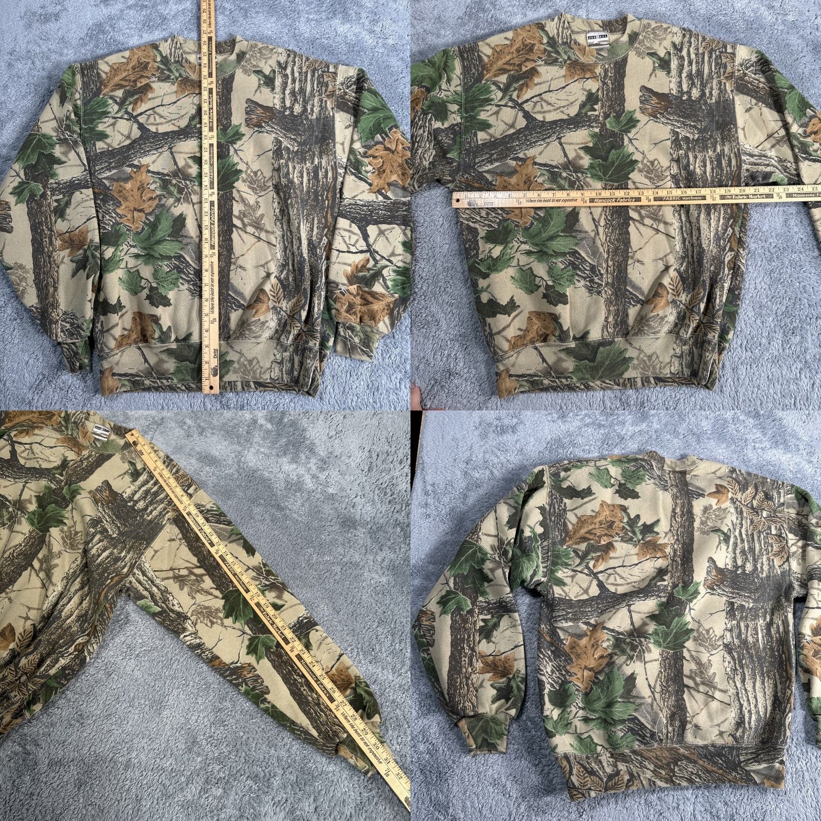 Jerzees VINTAGE Jerzees Outdoors Sweatshirt Men’s SZ M Realtree Camo Crewneck Pullover USA Hoodie? Size US M / EU 48-50 / 2 - 8 Thumbnail