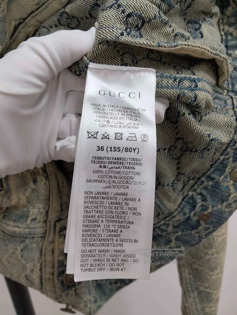 Gucci Gucci GG jacquard denim jacket Size XS / US 0-2 / IT 36-38 - 4 Thumbnail