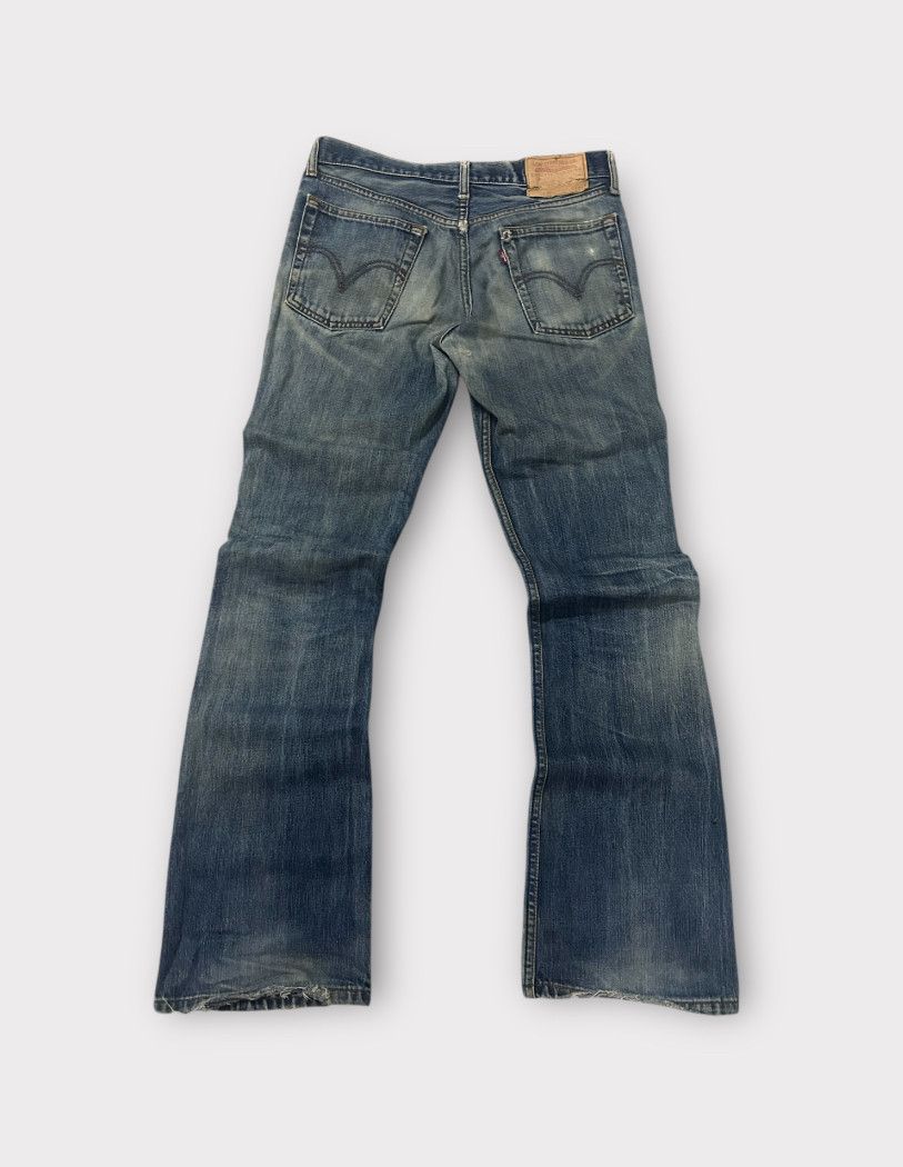 Levi's Vintage Clothing Vintage Trashed Levis 517 flared jeans / bell bottom Size US 31 - 6 Thumbnail