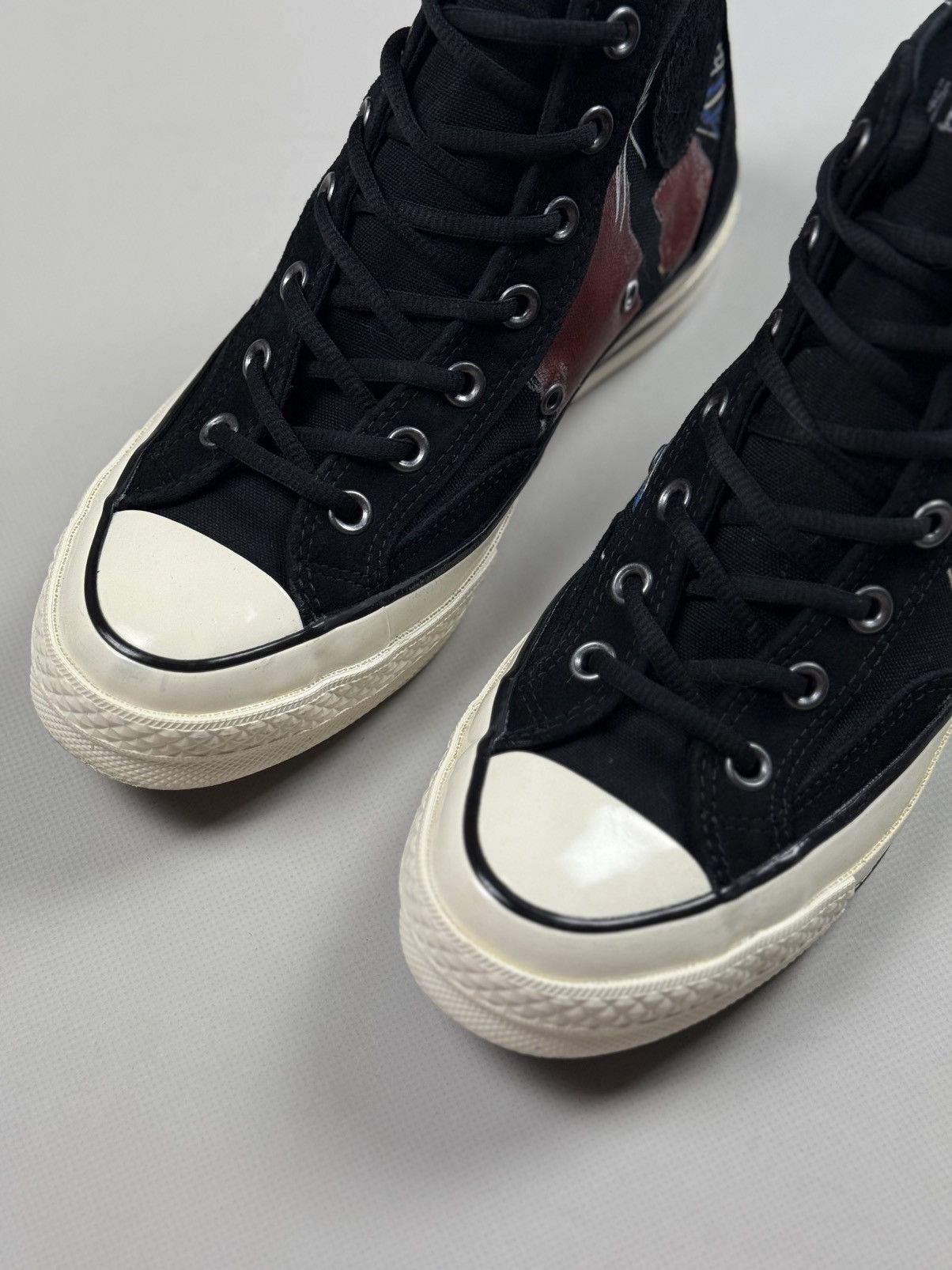 Converse Converse Jean-Michel Basquiat Chuck Taylor High Top Sneakers Size US 7 / IT 37 - 10 Thumbnail