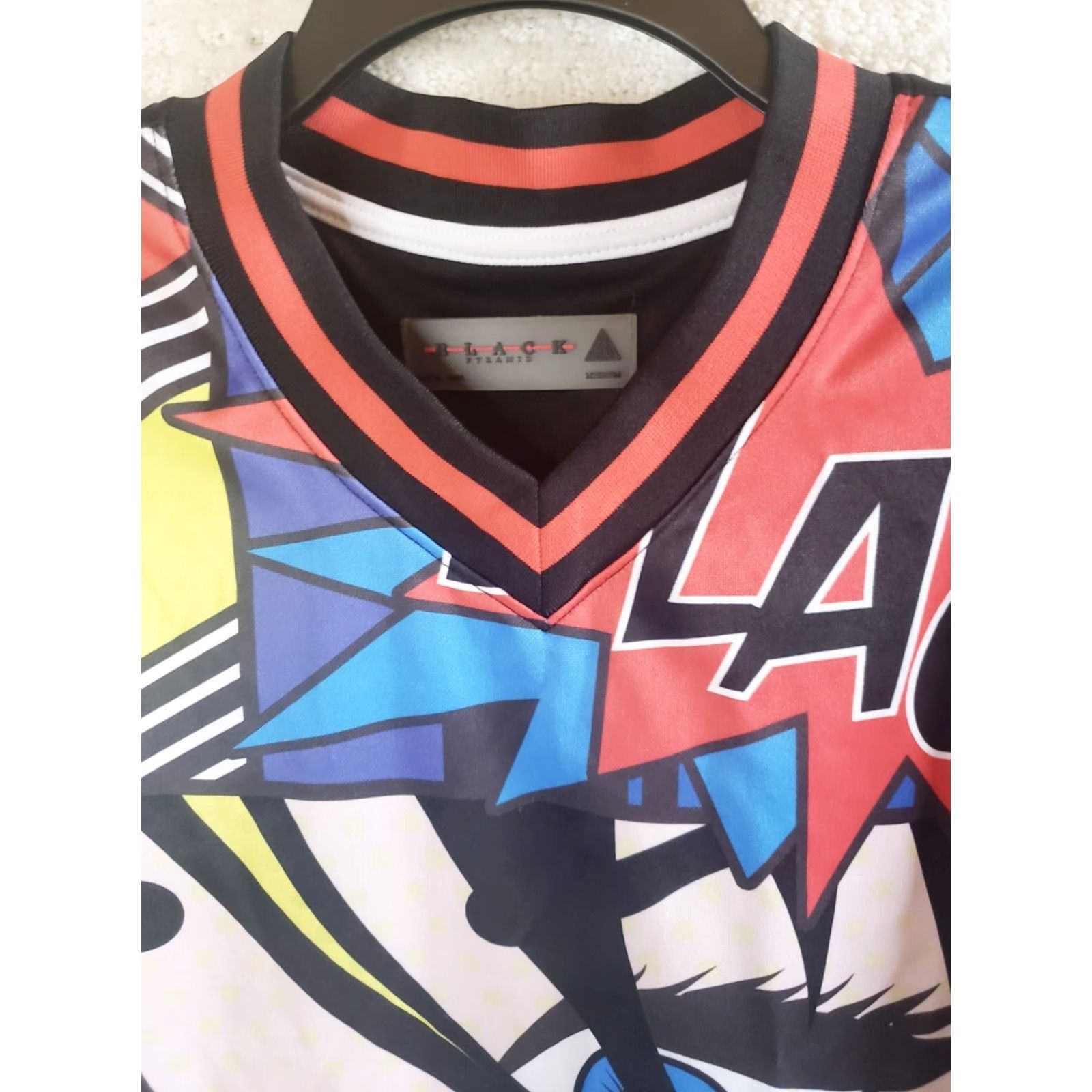 Black Pyramid PYRAMID Jersey Black All Over Print Embroidered Back Front Lettered M Mens Short Sleeve Multicolor 2018-2019 Size US M / EU 48-50 / 2 - 5 Thumbnail