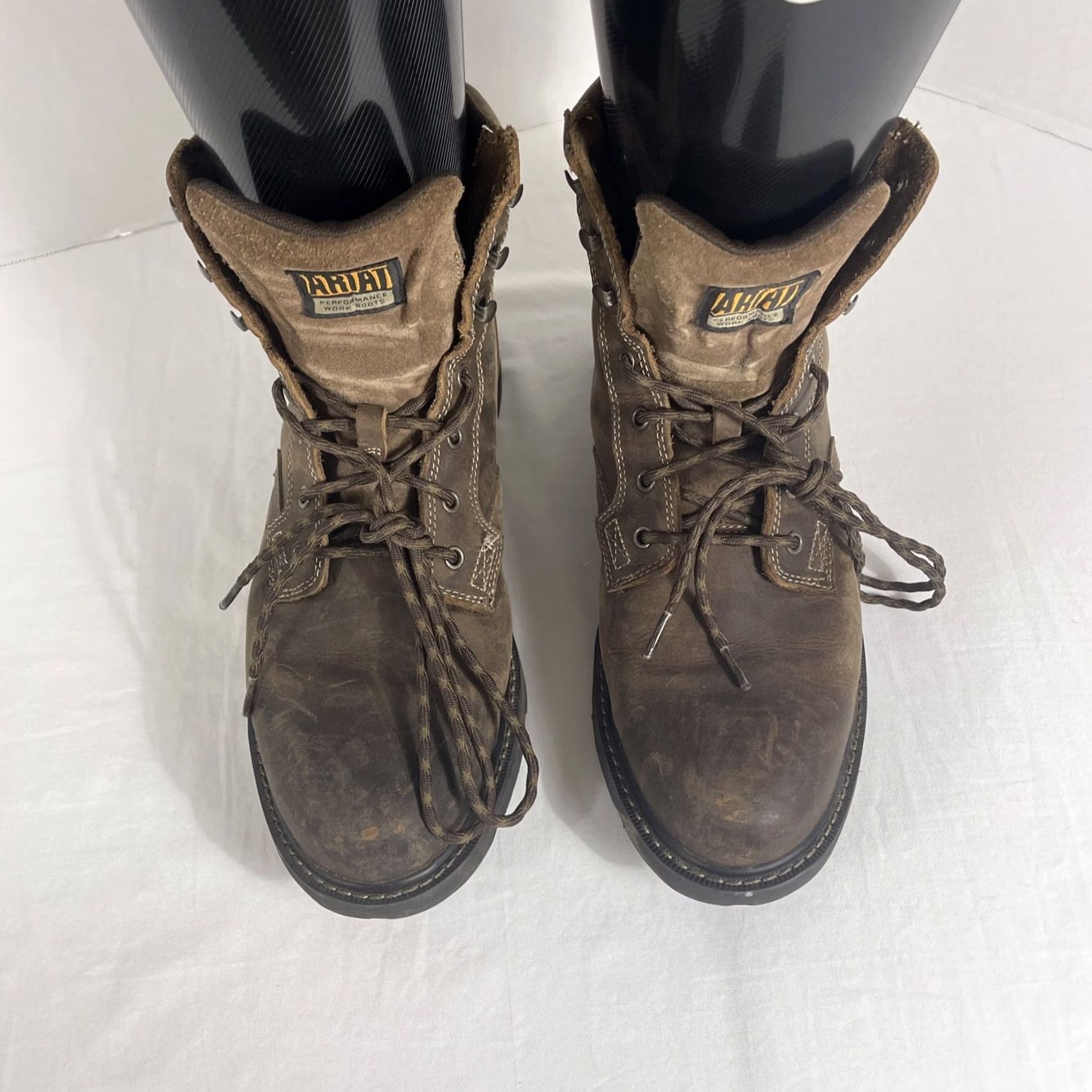 Ariat Ariat Groundbreaker Work Boots 6" Brown 10016256 Mens 13 D Leather Lace Up Rubber Cushioned All Season Workwear Shoes Size US 13 / EU 46 - 3 Thumbnail