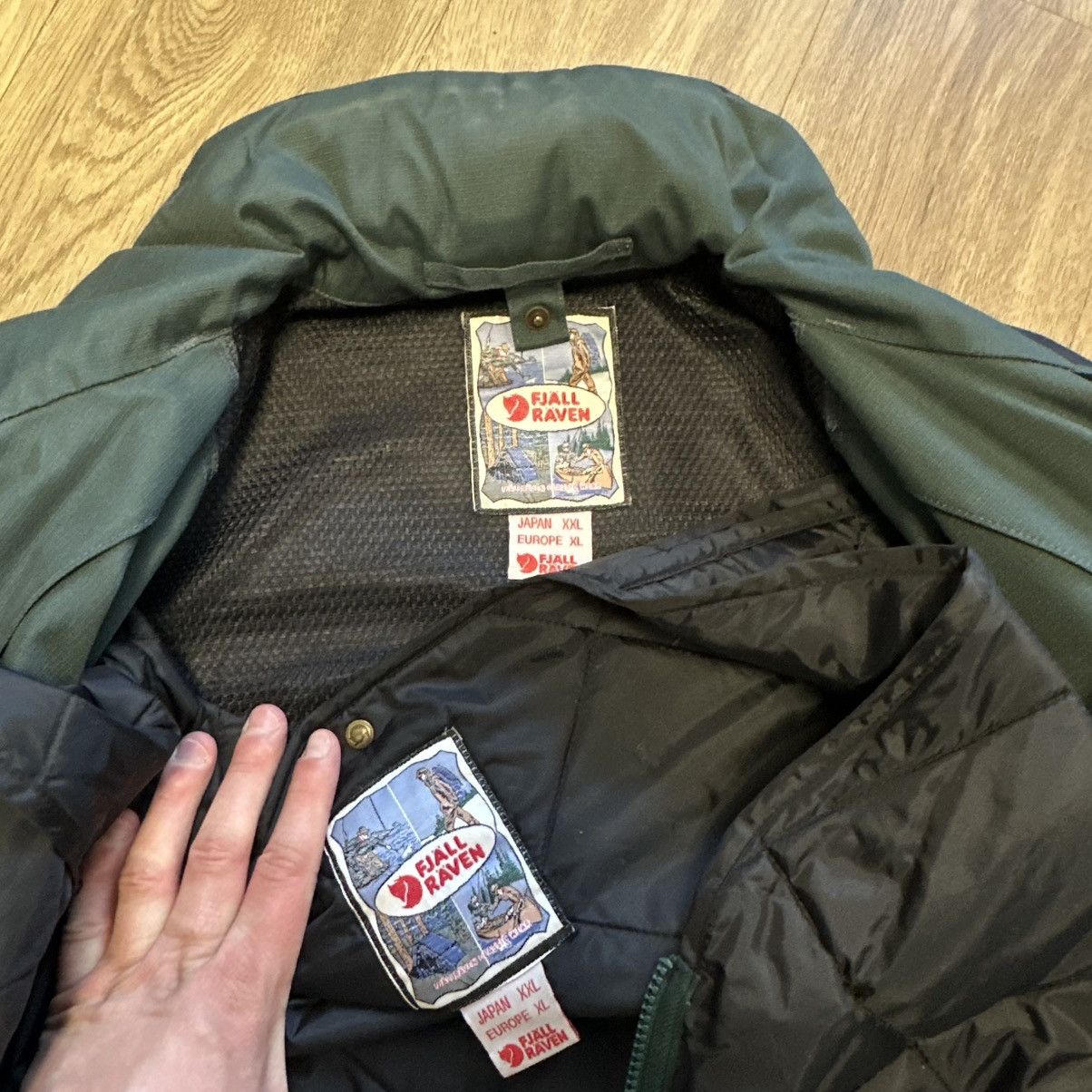 Fjallraven Vintage Fjällräven Classic Wear3-in-1 Parka Thinsulate Green Size US XL / EU 56 / 4 - 13 Thumbnail