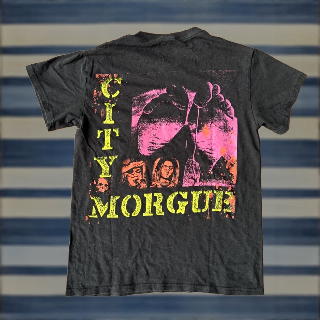 Vintage City Morgue Concert Tour T-Shirt Small Graphic Rap Band Tee Streetwear Shirt Men XS? (note: original size conflict) Size US L / EU 52-54 / 3 - 1 Thumbnail