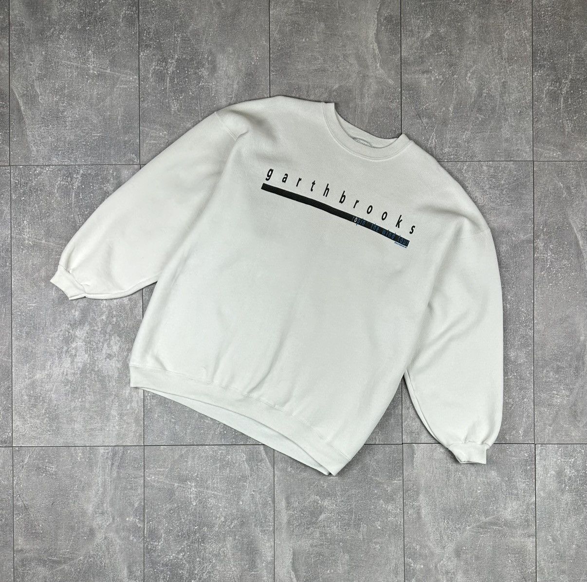 Hanes Garth Brooks Ropin The Wind Band Tour Crewneck Sweatshirt Size US XL / EU 56 / 4 - 3 Thumbnail