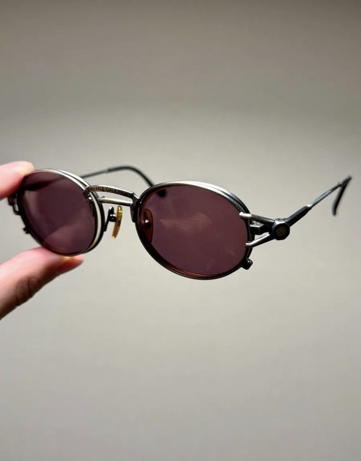 Jean Paul Gaultier Jean Paul Gaultier Magnetic detachable Sunglasses K24 Size ONE SIZE - 8 Thumbnail