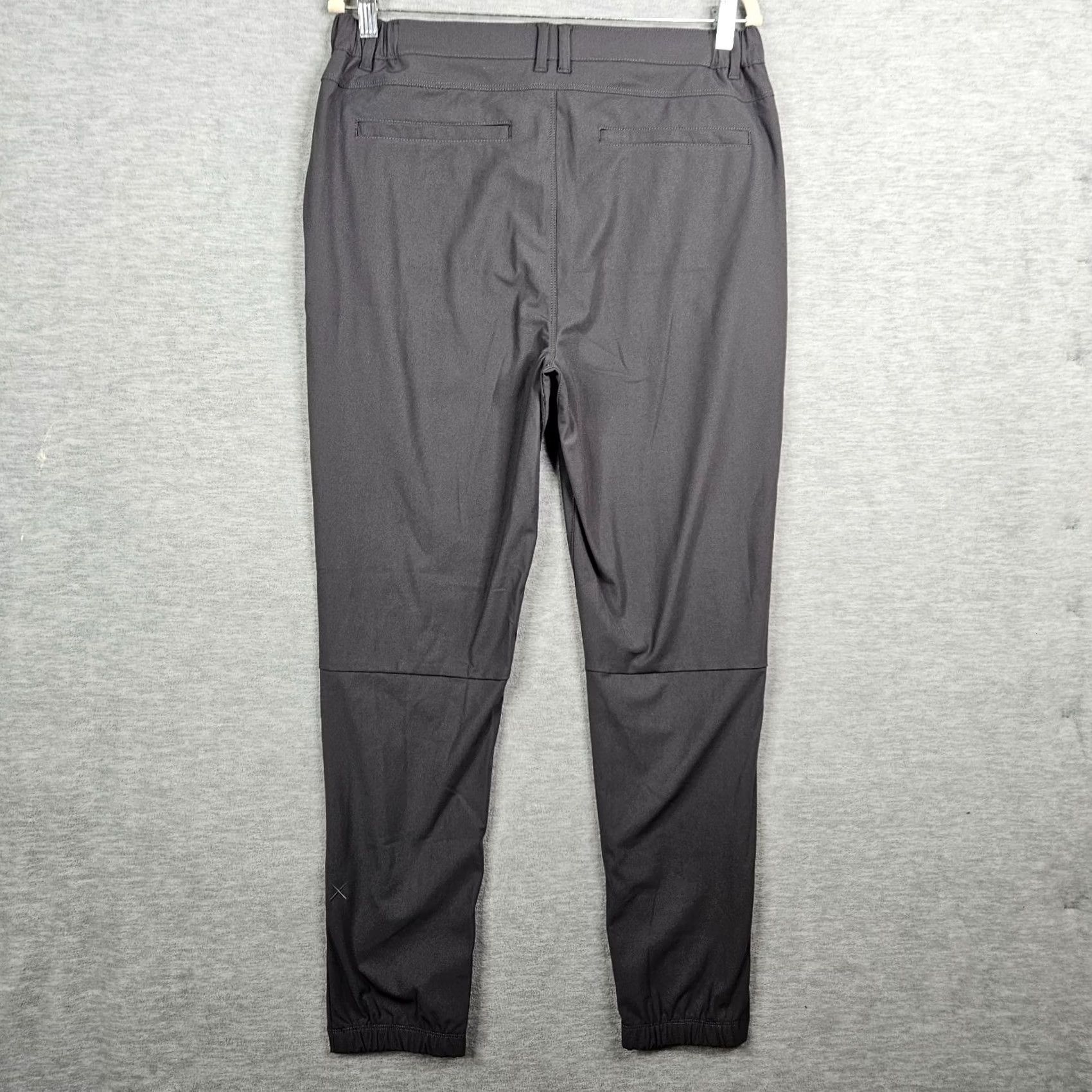 Vintage Cuts Men's Dark Grey Outdoor Hiking Jogger Chino Slacks Pocket Pant Size L Size US 33 - 2 Thumbnail