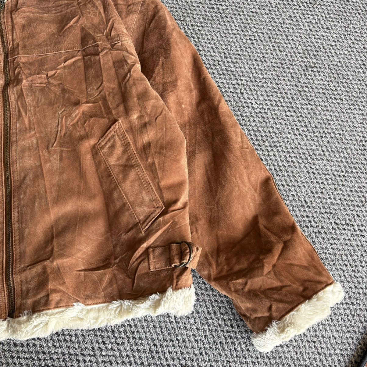 Genuine Leather Vintage Seahop Detroit Suede Leather Work Jacket Size L Size US L / EU 52-54 / 3 - 7 Thumbnail