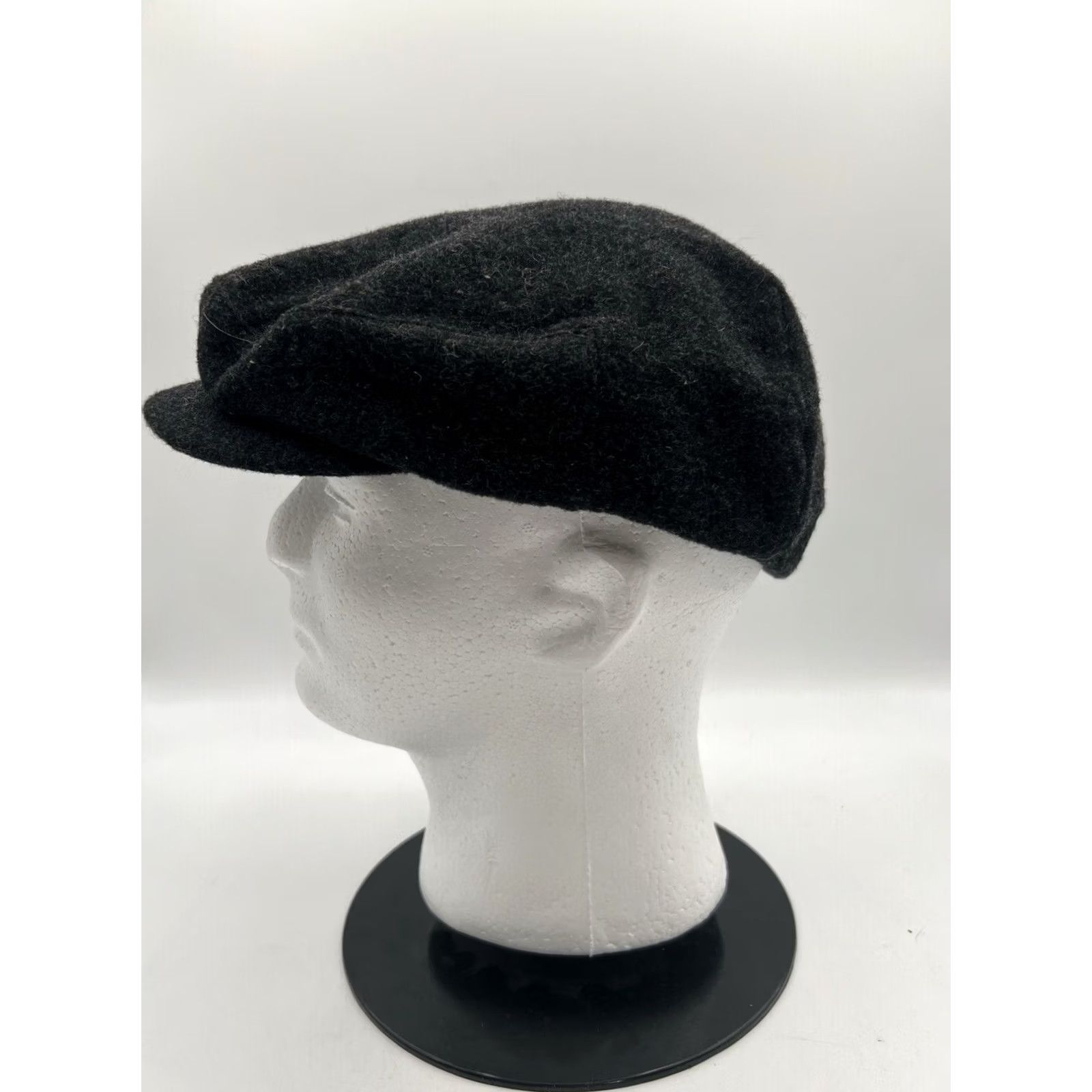 Duluth Trading Company Duluth Trading Co Newsboy Cap Wool Blend Black/Gray Cabbie Wool Blend Cap Men M Black Newsboy Cabbi e - Note: fix? Size ONE SIZE - 3 Thumbnail
