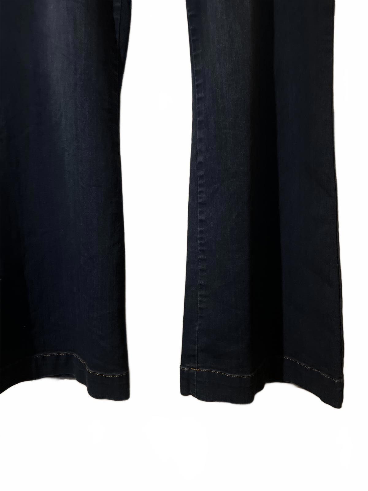 Other Celebrity Pink Women's Dark Blue Flare Jeans 16 Size 38" / US 16 / IT 52 - 4 Thumbnail