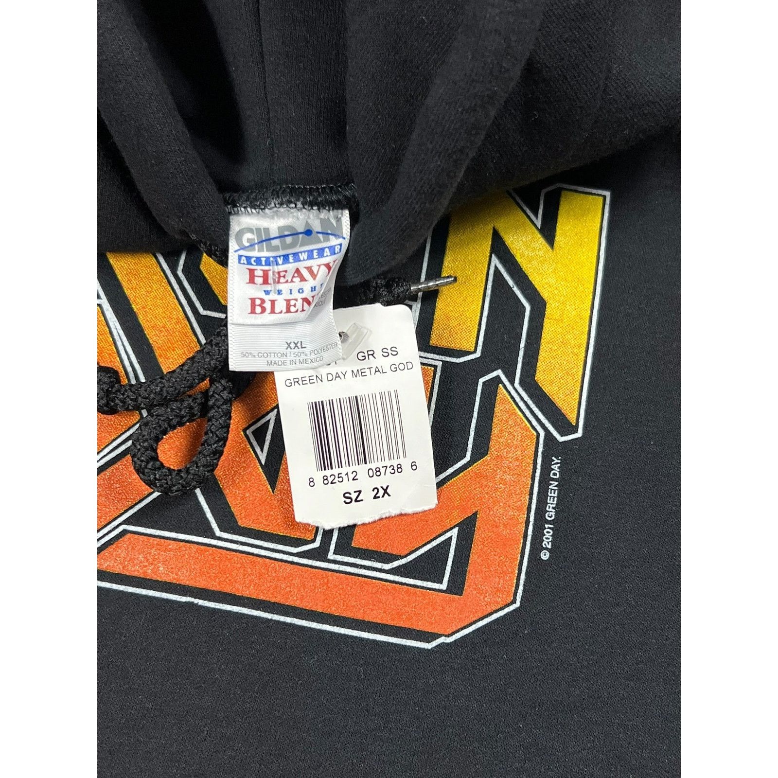 Band Tees × Gildan × Vintage Vintage 2001 Green Day Metal God band hoodie (XXL) DS NWT Size US XXL / EU 58 / 5 - 5 Thumbnail