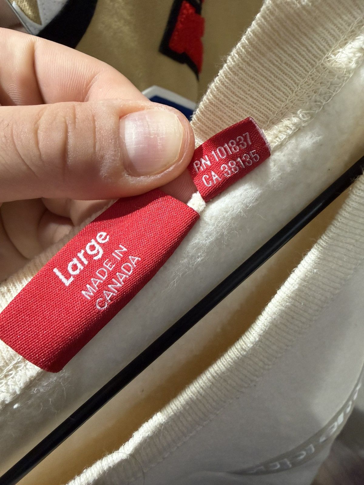 Supreme Supreme FW18 Natural Box Logo Size US L / EU 52-54 / 3 - 4 Thumbnail
