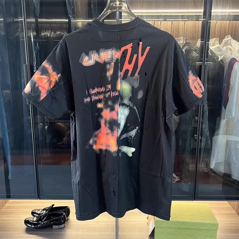 Givenchy Givenchy Devil Soldier Full Destruction Patchwork Short Sl Size US XS / EU 42 / 0 - 2 Thumbnail