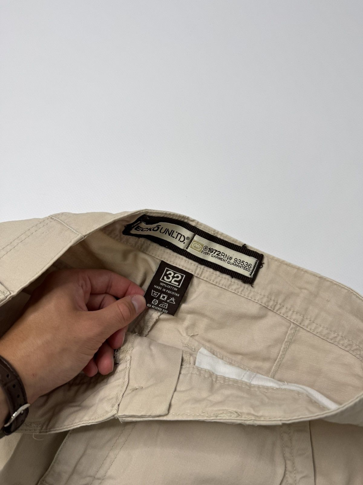 Ecko Unltd. Vintage baggy Ecko unltd. jorts skater sk8 hiphop rap jnco Size US 32 / EU 48 - 4 Thumbnail