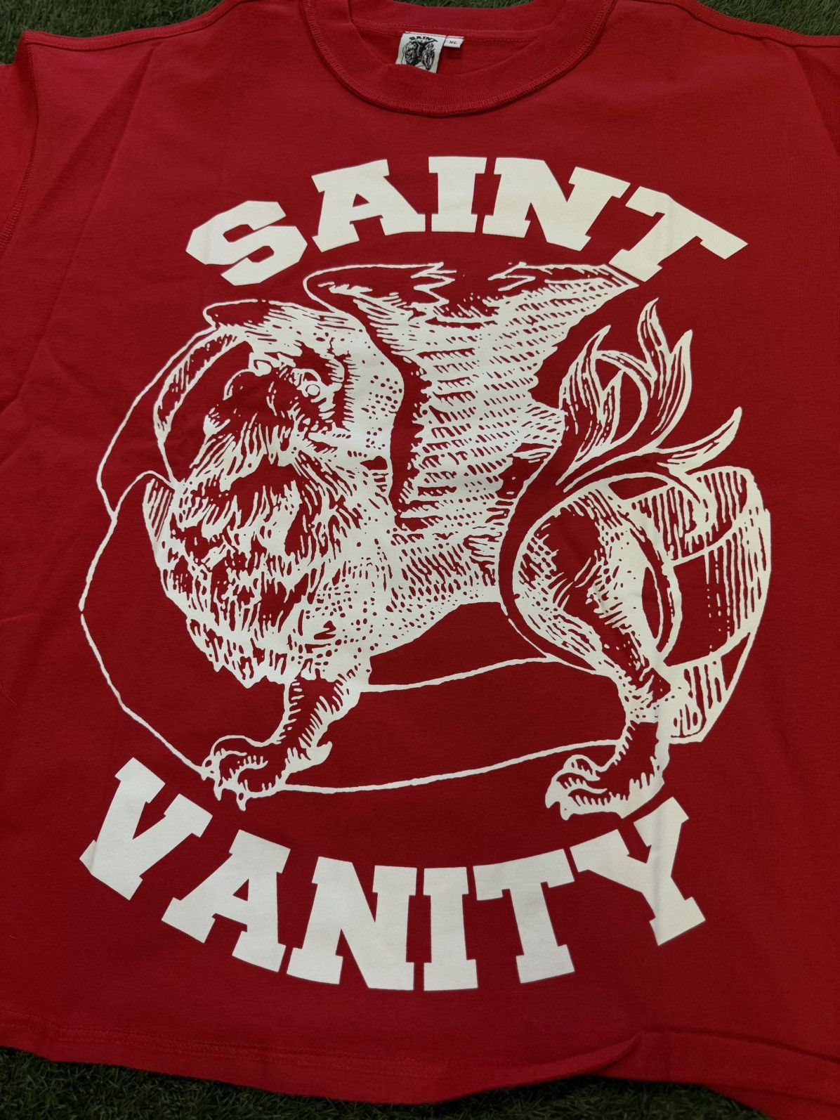 Saint Vanity Saint Vanity Red Tee Shirt Size XL Brand New Size US XL / EU 56 / 4 - 3 Thumbnail