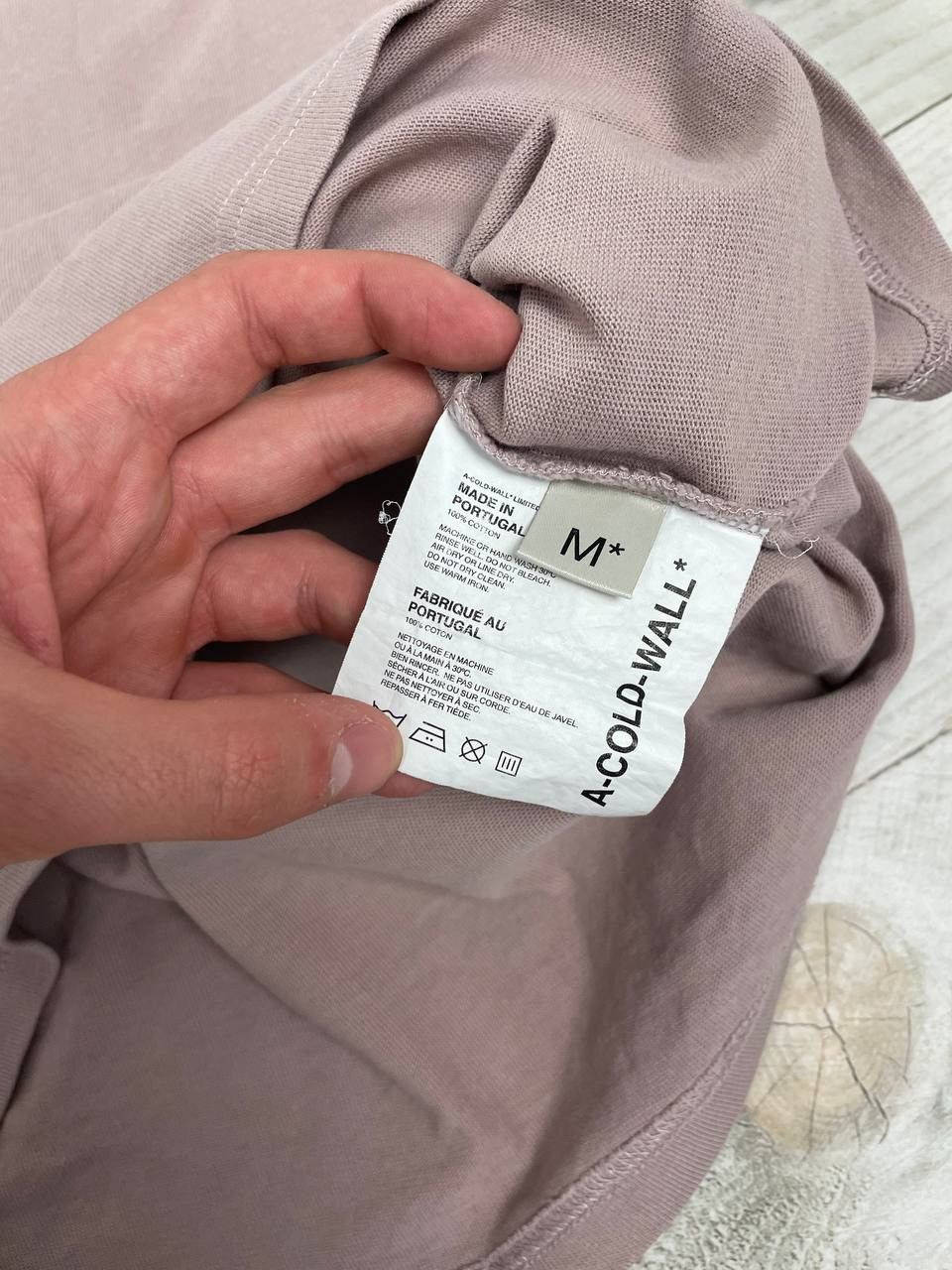 A-COLD-WALL* A Cold Wall Foundation T-Shirt Big Logo Pink Size US M / EU 48-50 / 2 - 11 Thumbnail