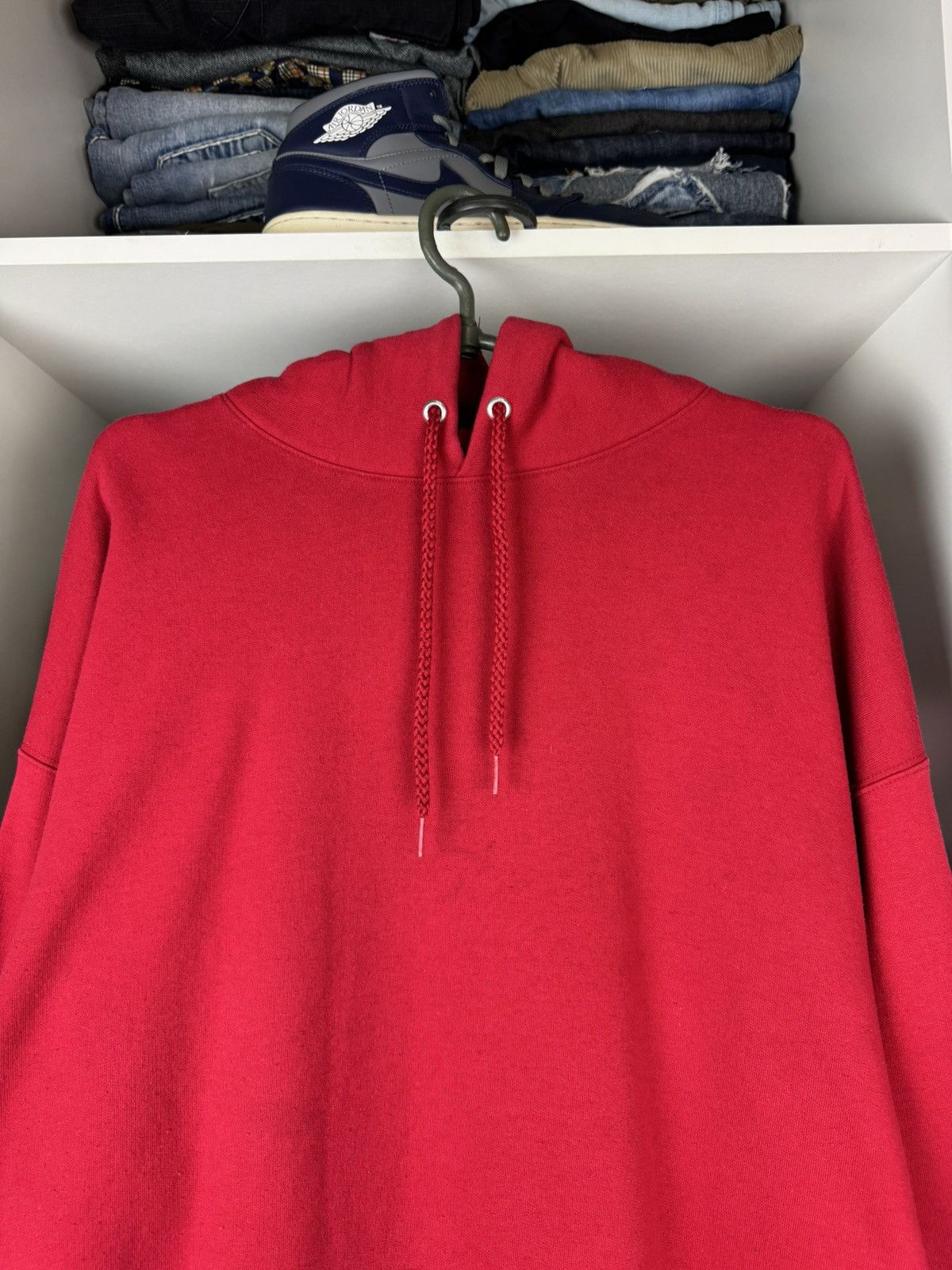 Hanes Hanes Red Blank Hoodie Size US XL / EU 56 / 4 - 2 Thumbnail