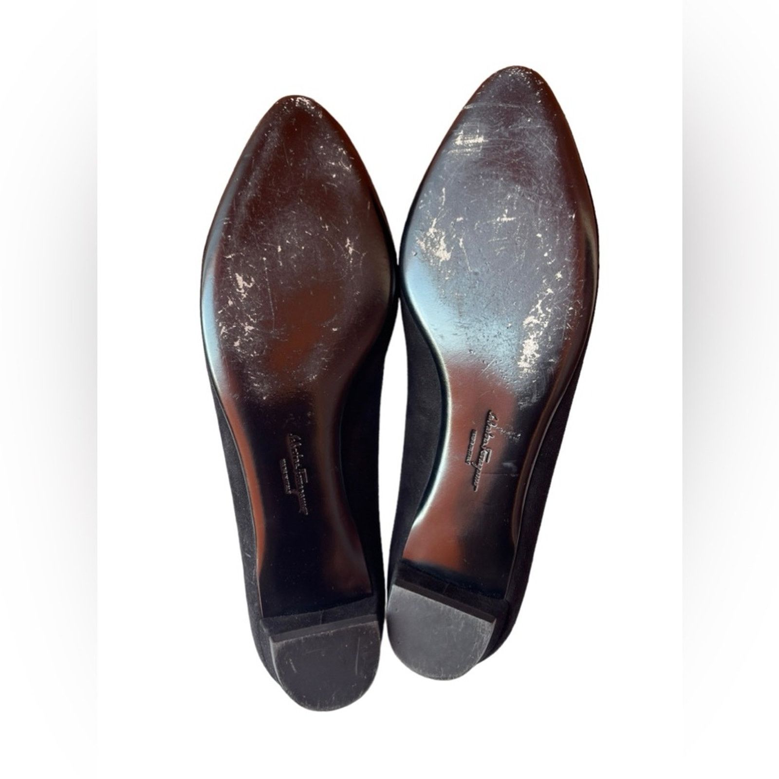 Salvatore Ferragamo salvatore ferragamo cork suede pumps shoe Size:9.5 D Size US 9.5 / IT 39.5 - 5 Thumbnail