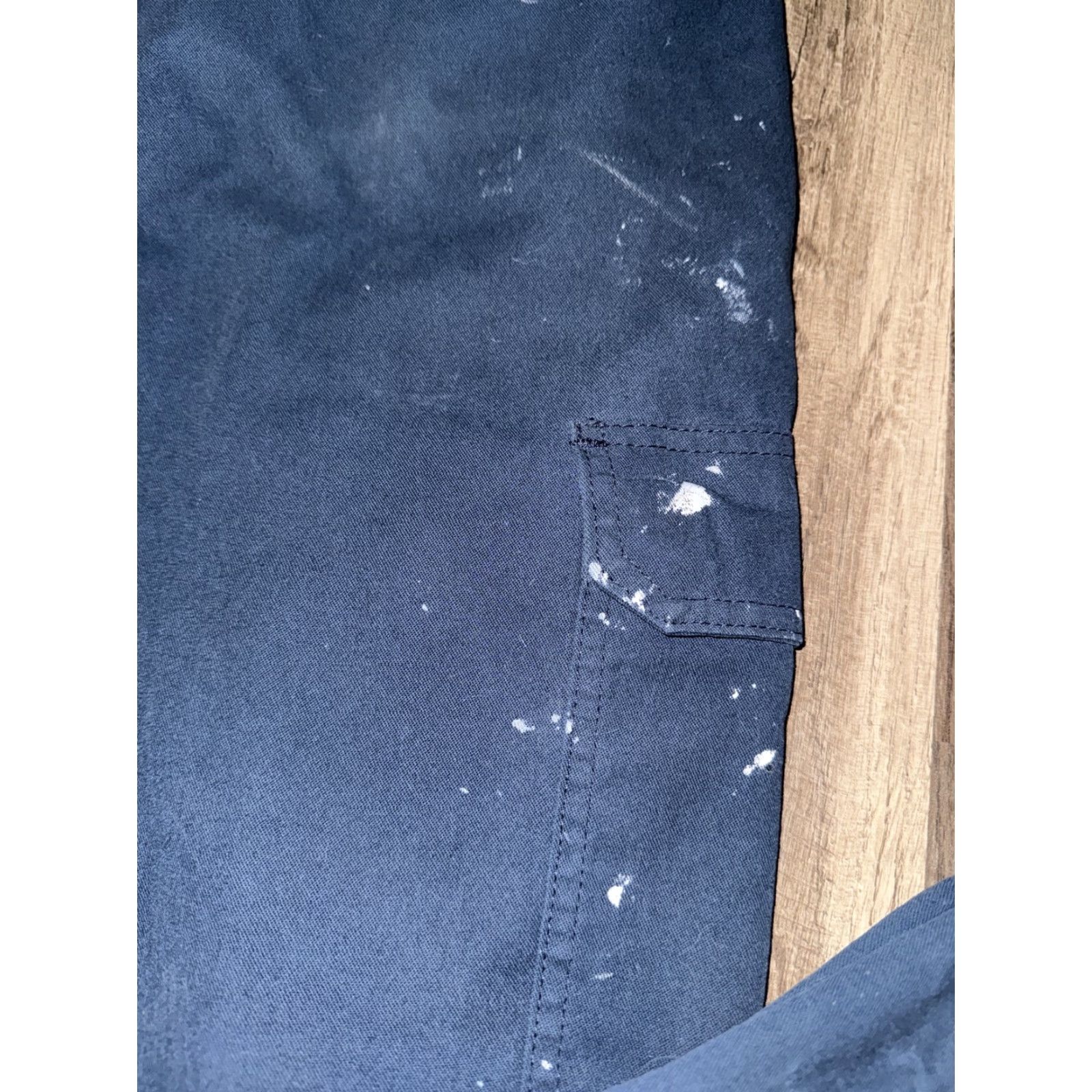 Dickies Dickies Genuine Cargo Chino Pants Navy Blue Distressed 34x30 Size US 34 / EU 50 - 2 Thumbnail