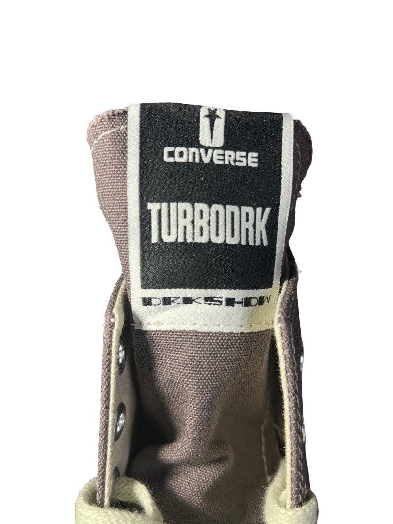 Rick Owens Rick Owens DRKSHDW x Converse Turbodrk High Sneakers Size US 8 / EU 41 - 8 Thumbnail