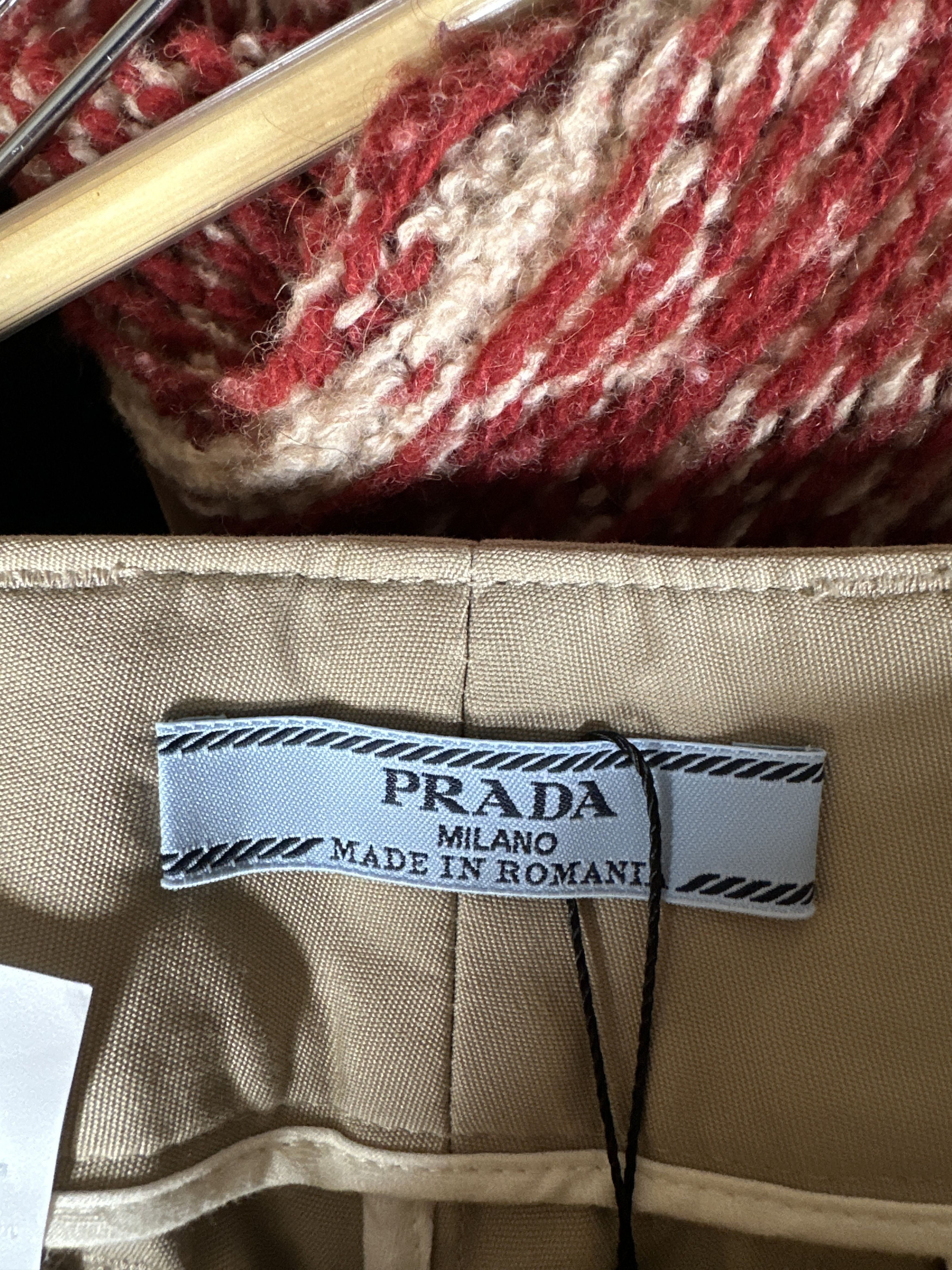 Prada Prada Wide Leg Pants Size US 35 - 4 Thumbnail
